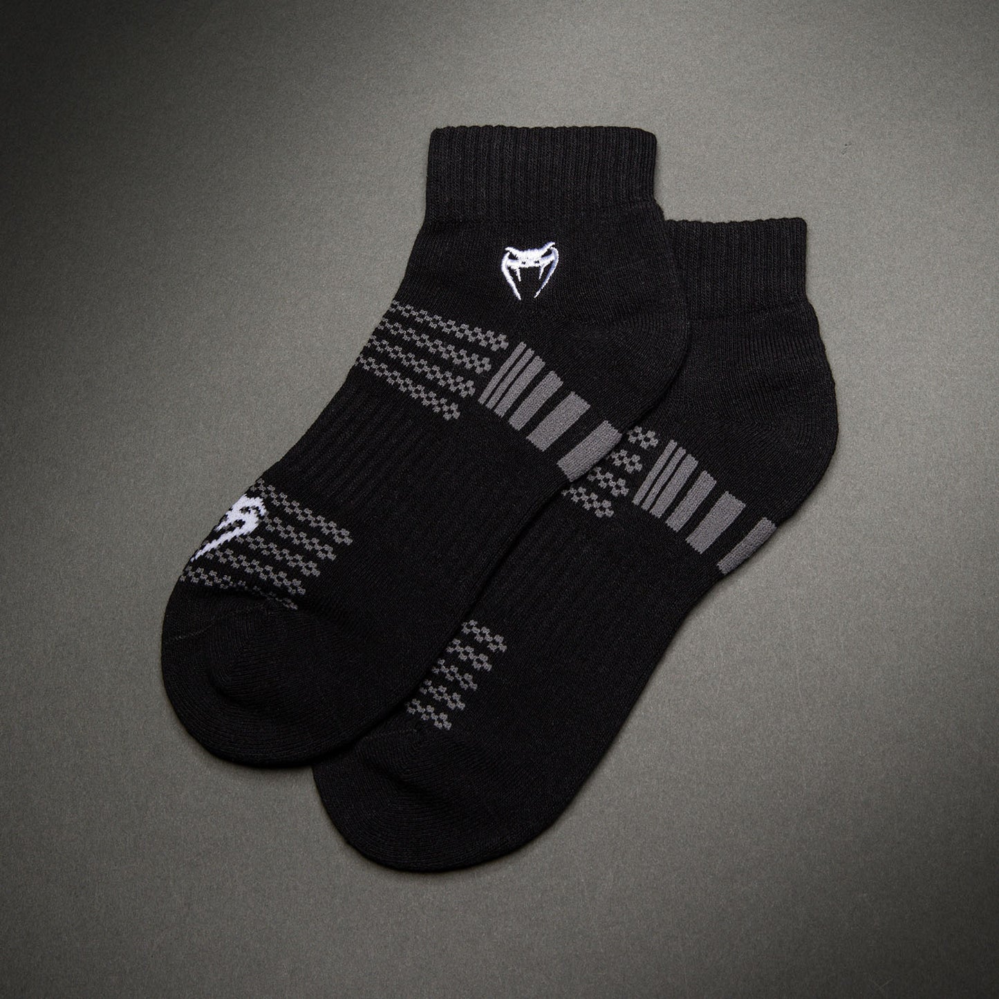 Venum Vector Pack 3 Calcetines Tobilleros - Negro/Gris