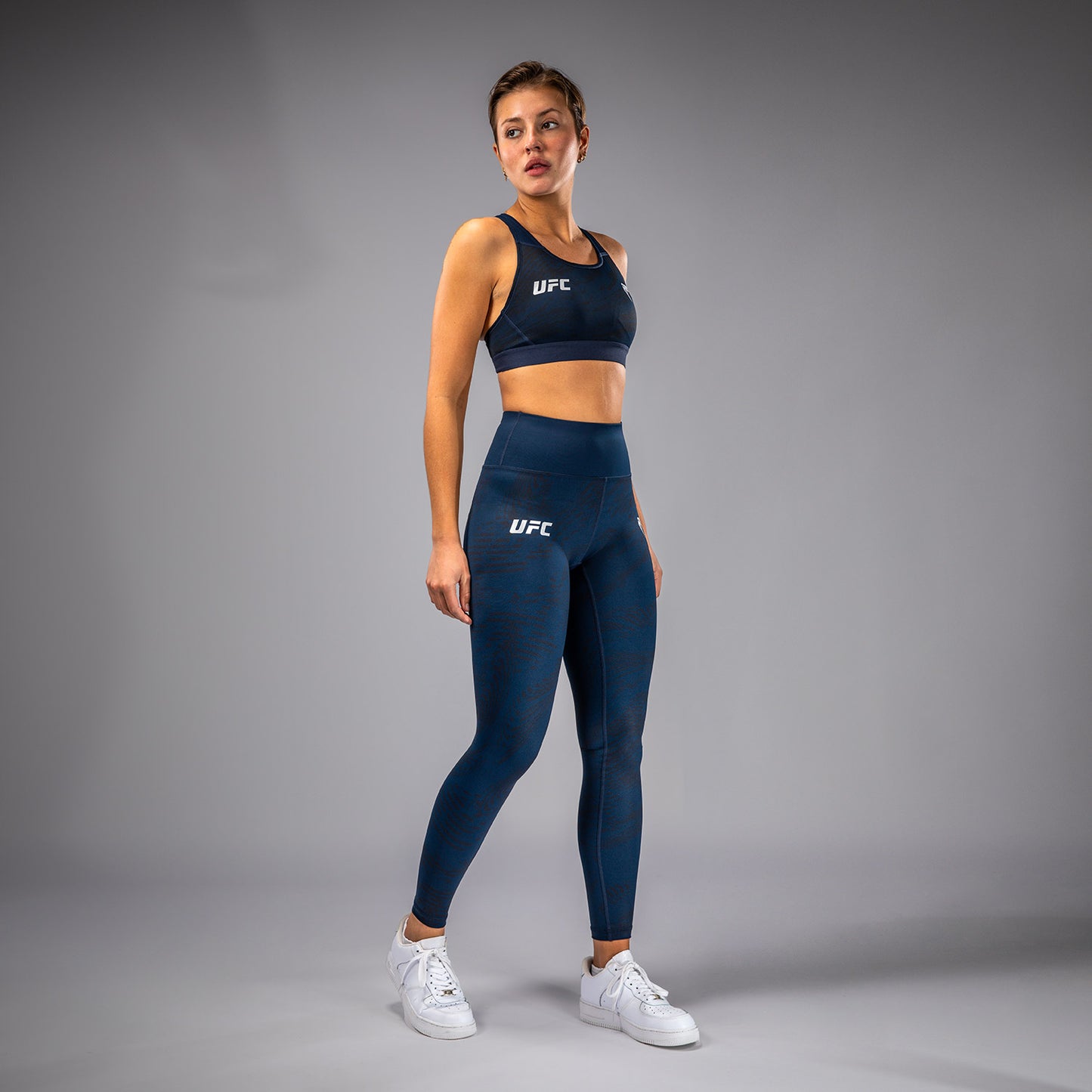 UFC Fusion by Venum Fight Week Leggings de Rendimiento para Mujer - Azul oceánico
