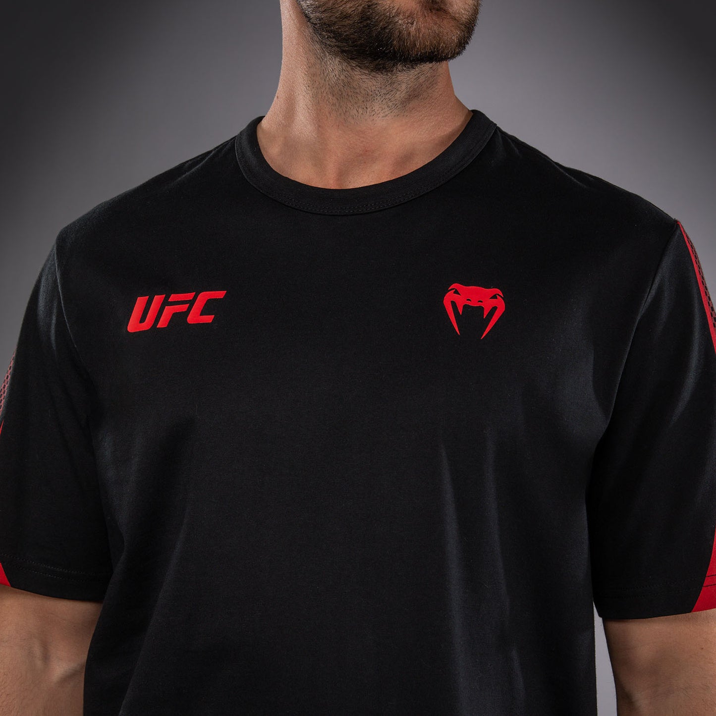 Venum UFC Unity by Venum Authentic Fight Week Camiseta de Manga Corta para Hombre - Negro