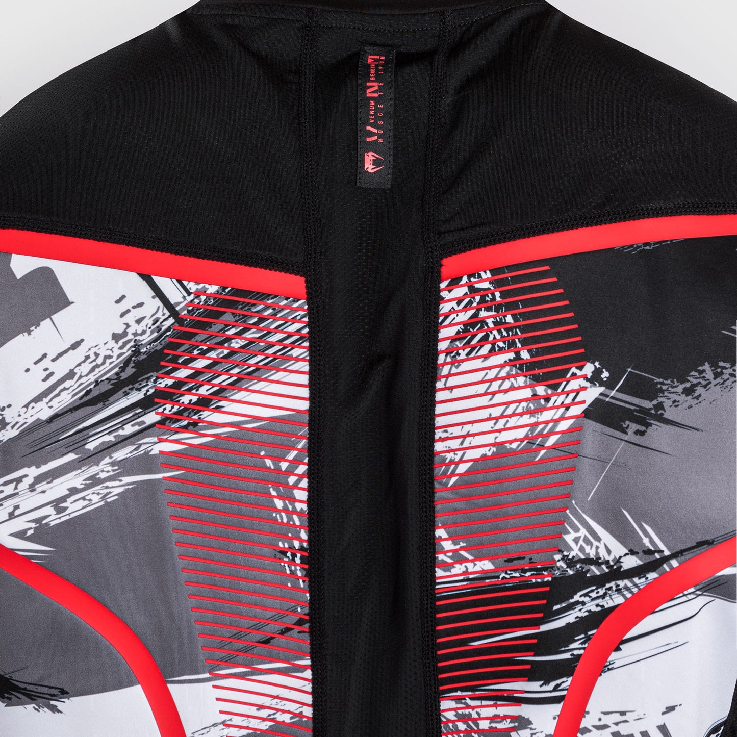 Venum Electron 3.0 Camiseta Dry-Tech - Gris/Rojo