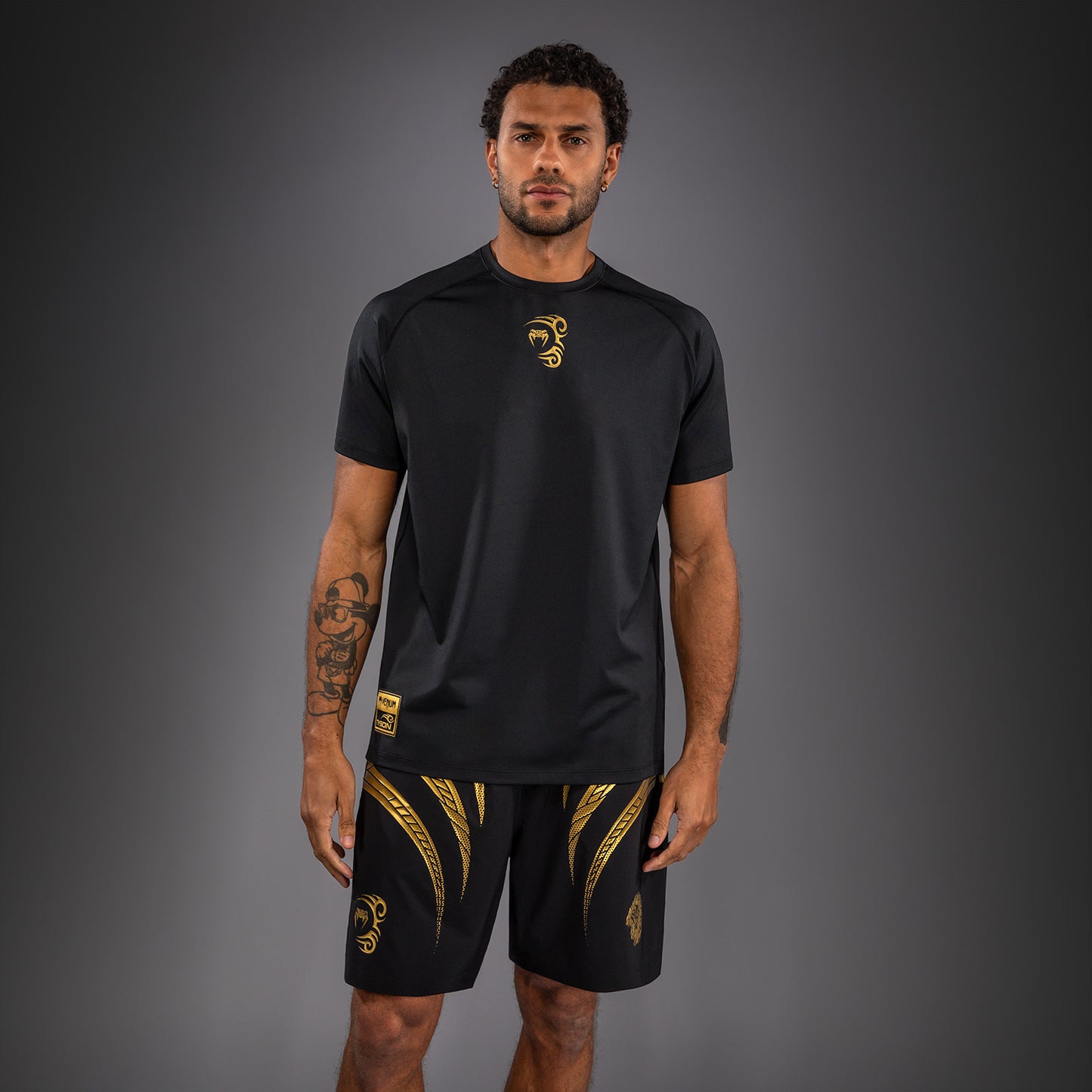 Venum x Mike Tyson Tiger Camiseta Dry Tech Tiger - Negro/Oro