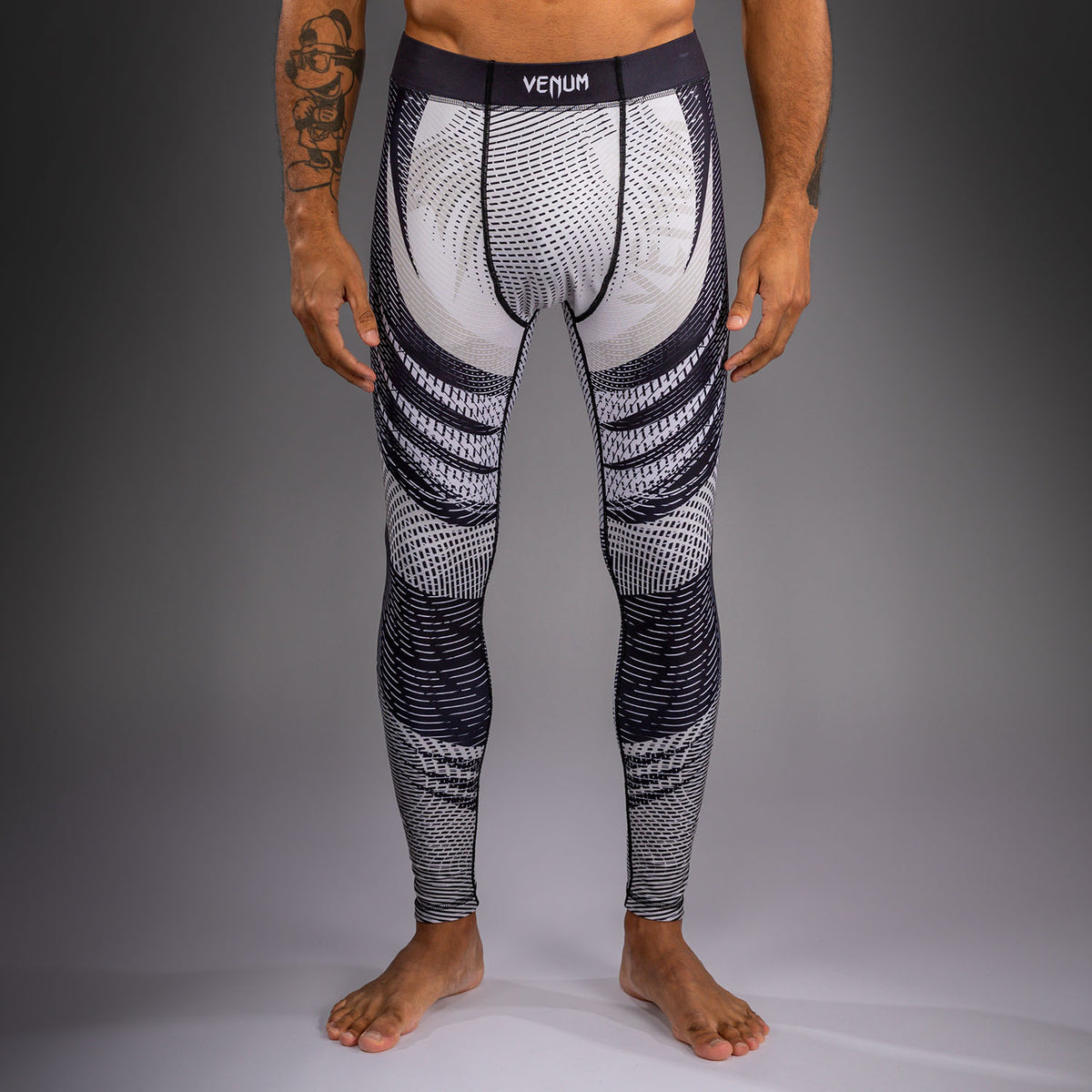 Venum Galactic 3.0 Pantalones de compresión - Blanco Hueso/Negro