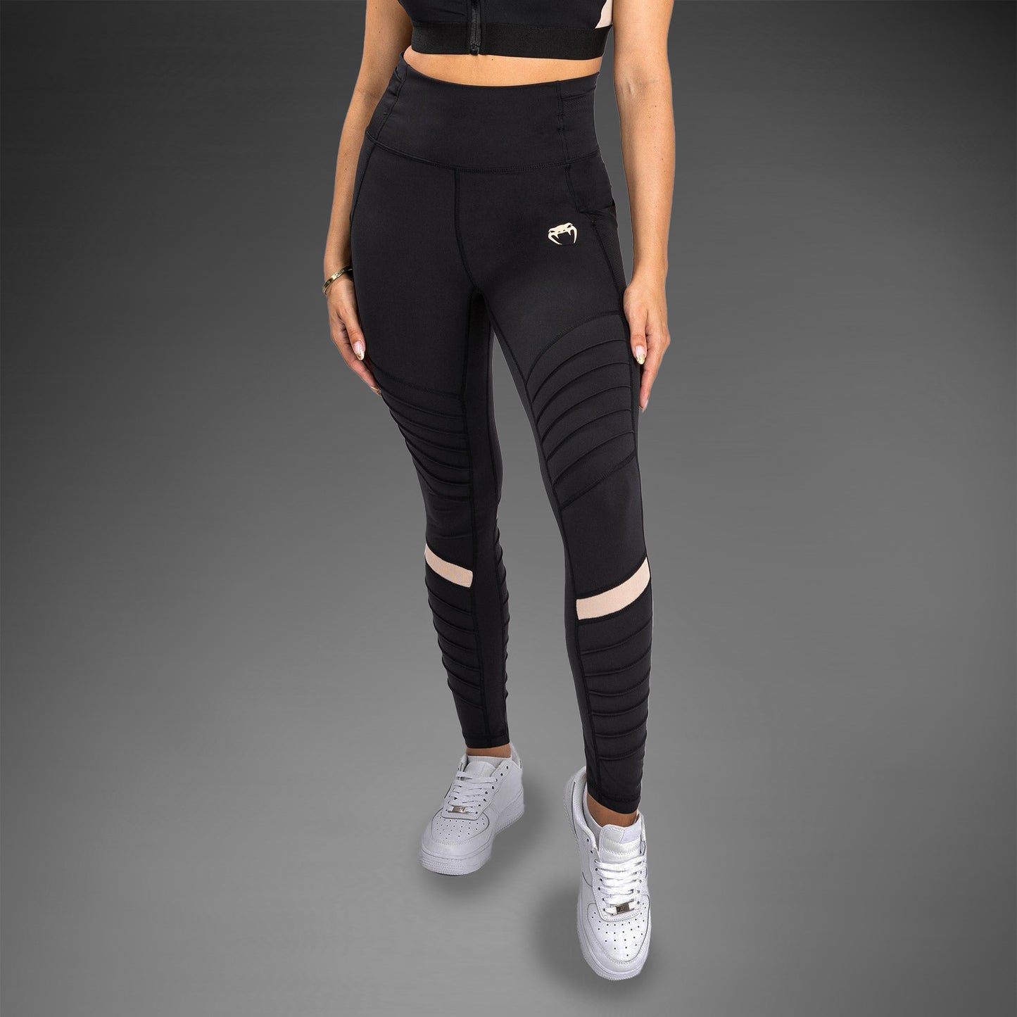 Leggings Venum Moto - Negro/Arena