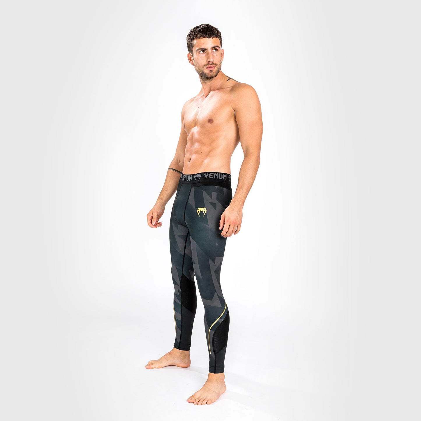 Pantalones de Compresión Venum Razor - Negro/Dorado