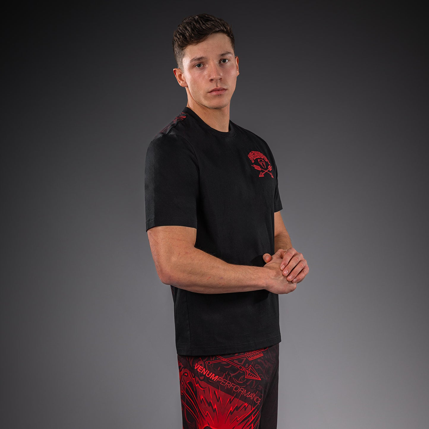 Venum Wolf Atak Camiseta – Negro/Rojo