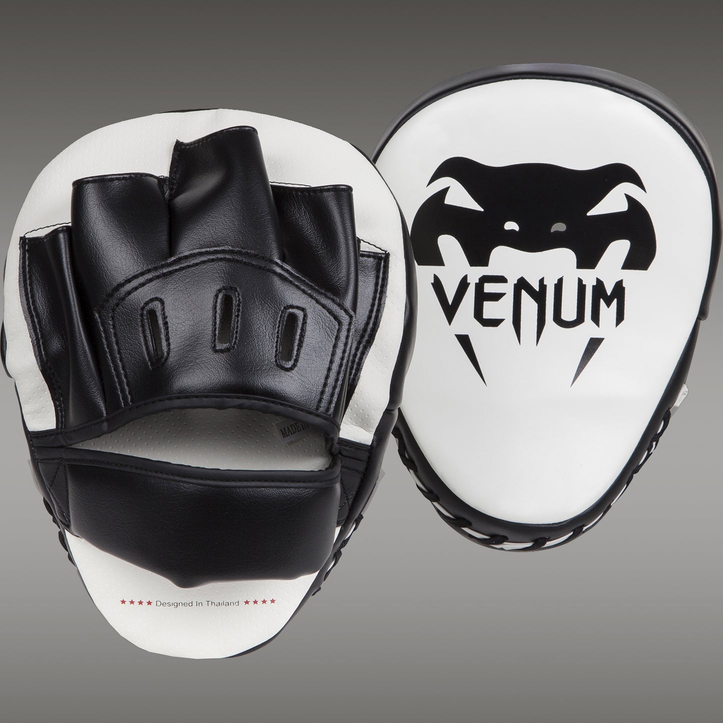 Manoplas de Boxeo Venum Light - Blanco/Negro (Par)