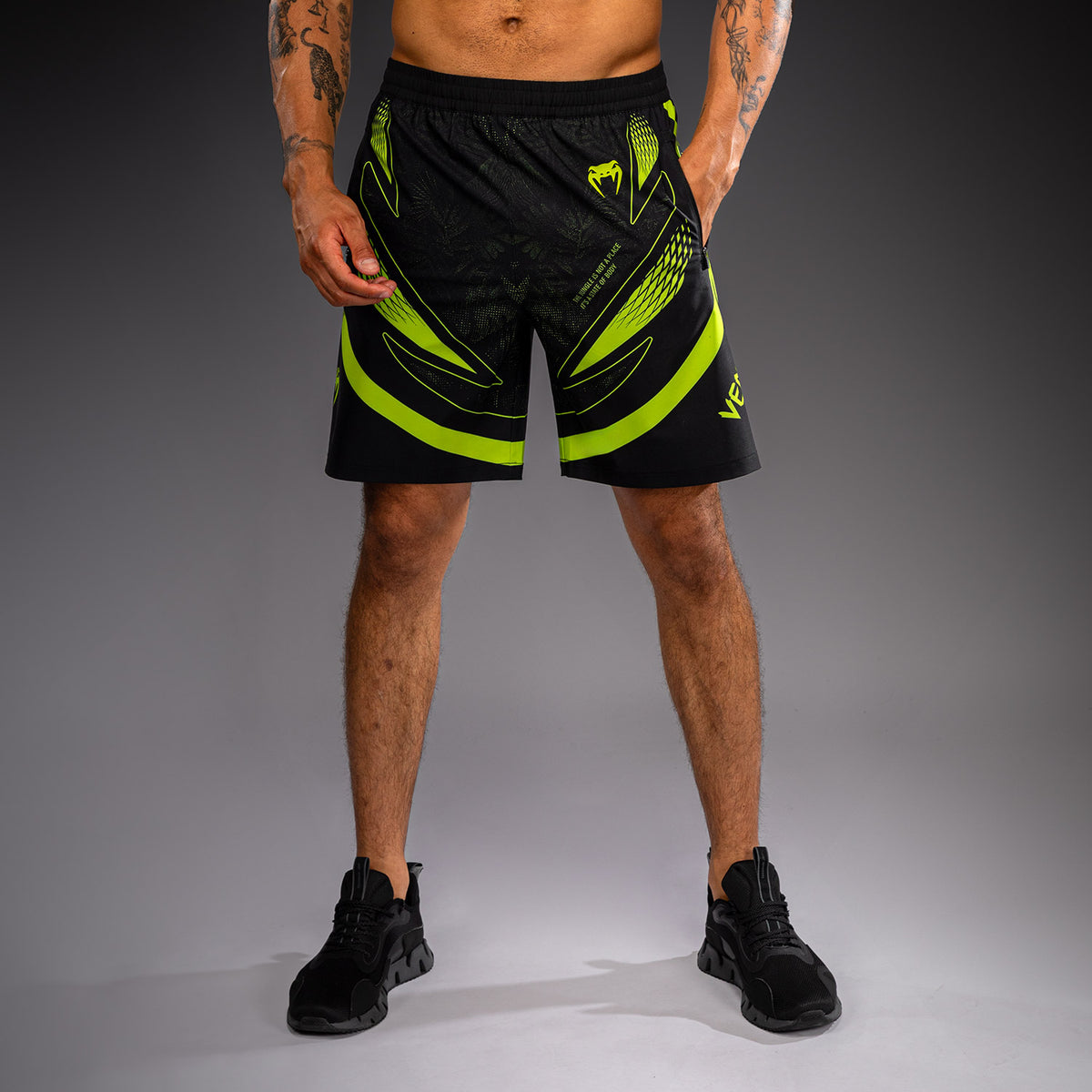 Venum Amazonia Reborn Pantalón corto de entrenamiento - Negro/Verde