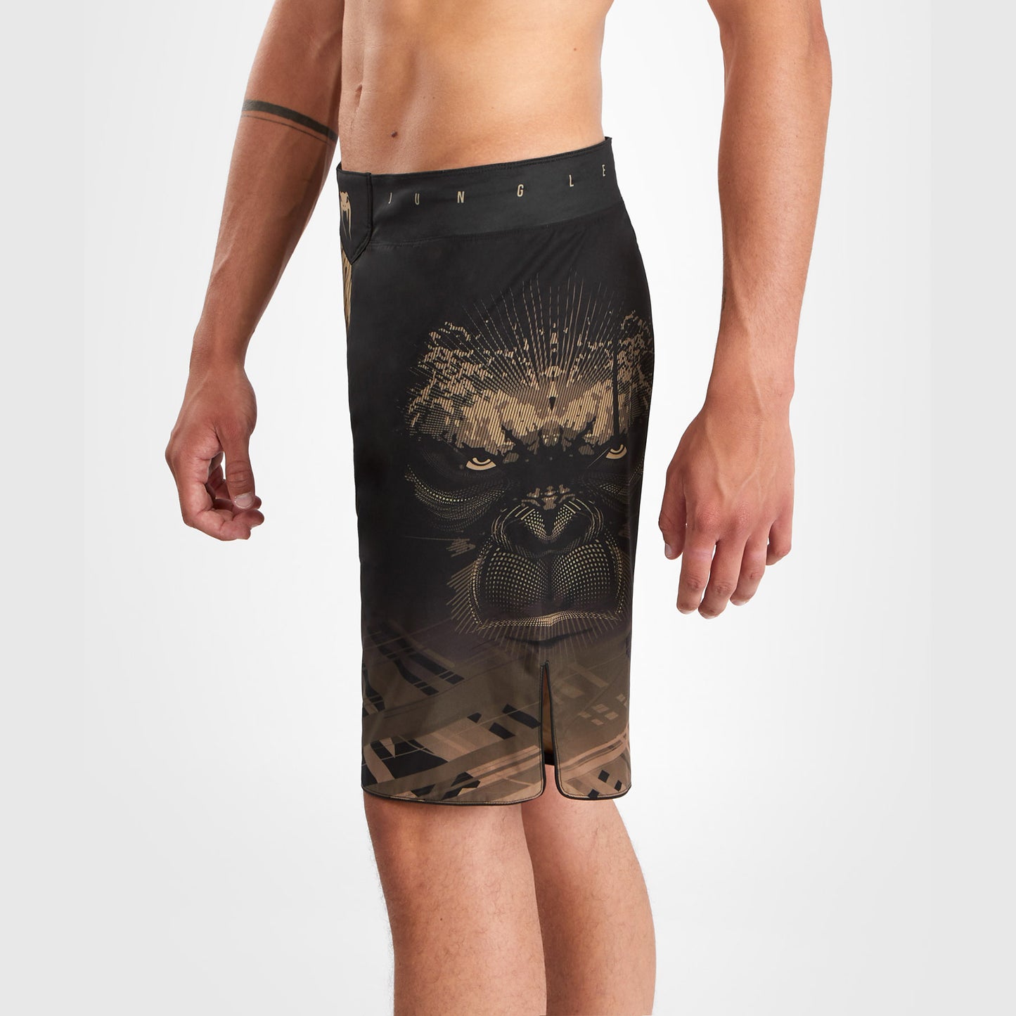 Venum Gorilla Jungle Pantalón Corto de Combate - Negro/Arena