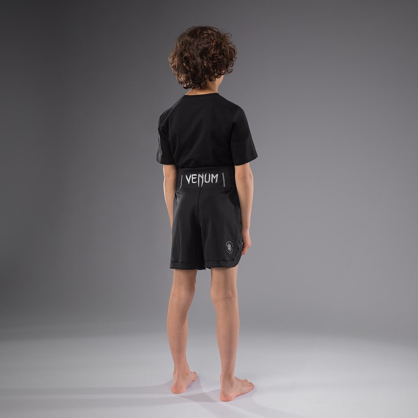 Venum Classic Short de boxeo para niños - Negro