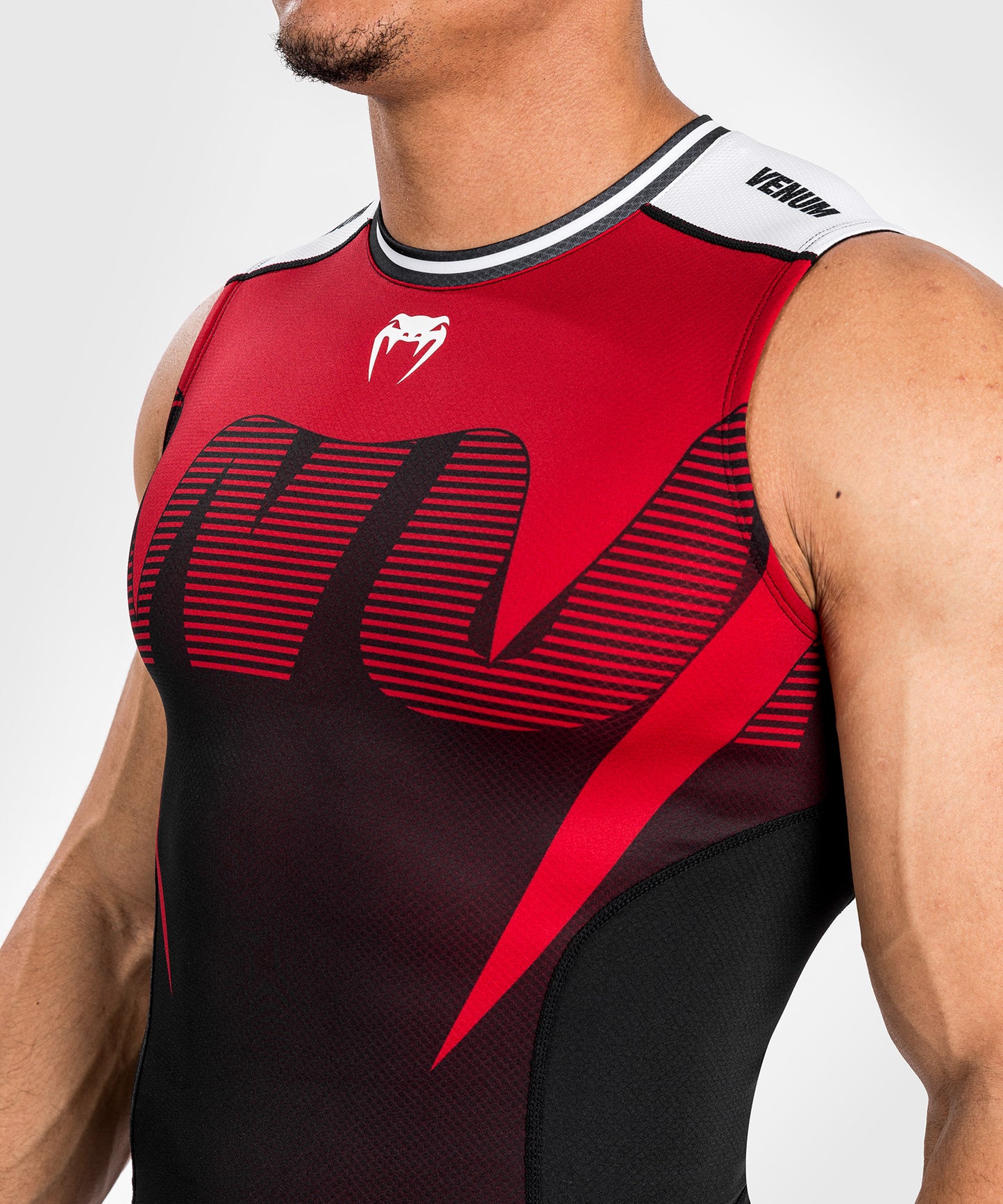 Venum Adrenaline Rashguard Sin Mangas para Hombre - Red