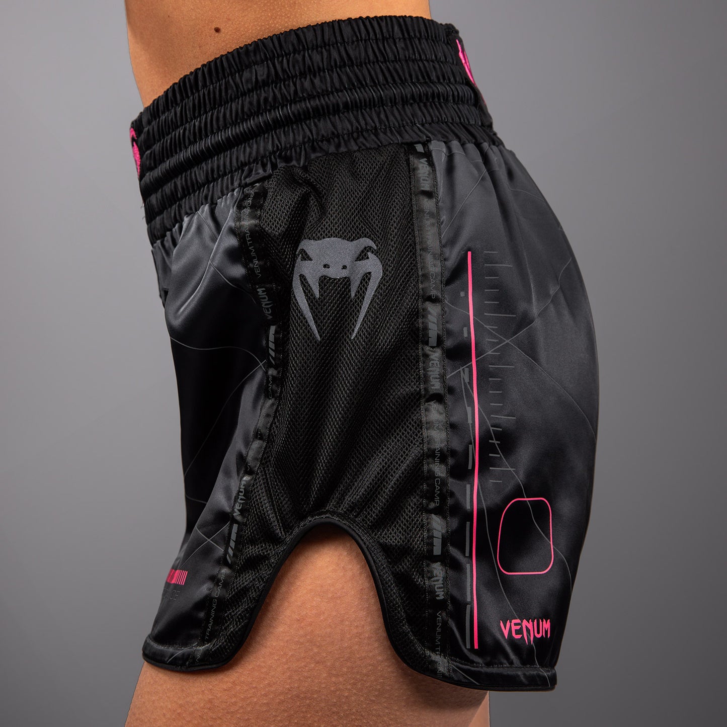Venum Tactical XT Short de muay thai para mujer - negro/gris tormenta