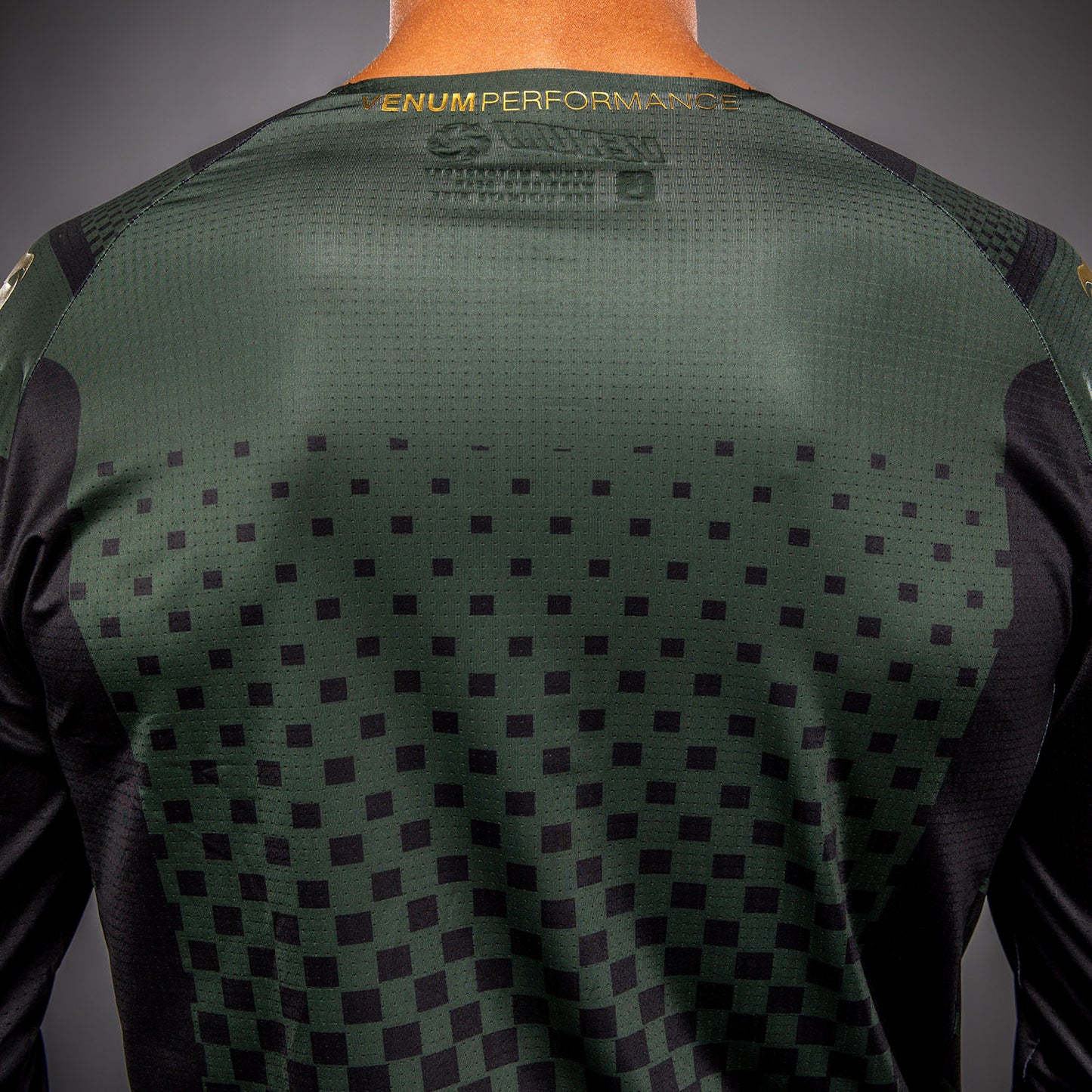 Venum MX Challenger Camiseta de Motorsports - Negro/Verde/Dorado