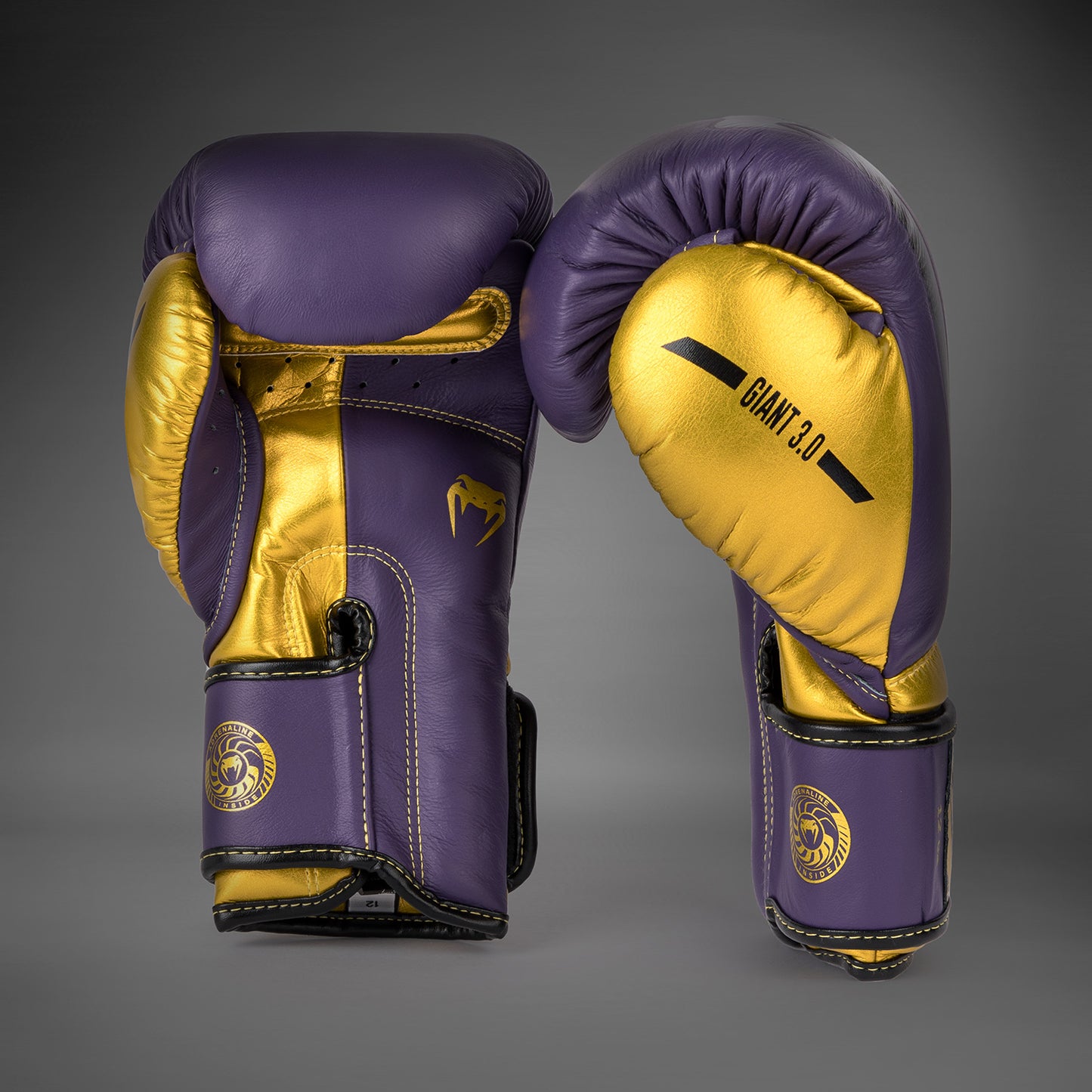 Venum Giant 3.0 Guantes de boxeo - Morado oscuro/Oro - Edición especial