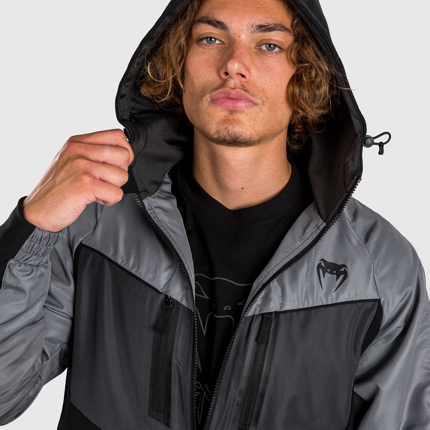 Venum Laser 3.0  Track Jacket - Negro/Gris