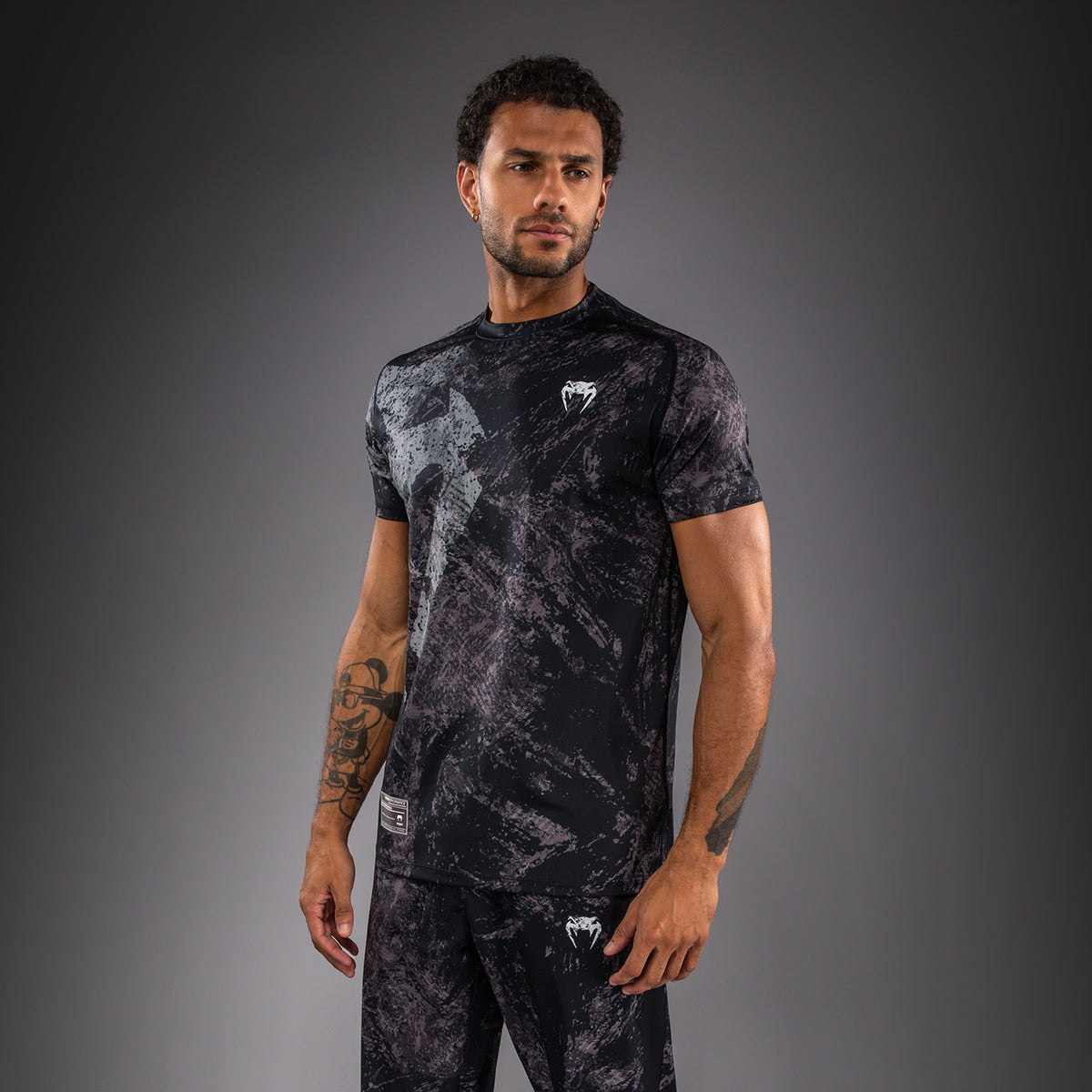 Venum Rage & Workout Camiseta Dry Tech - Negro/Gris