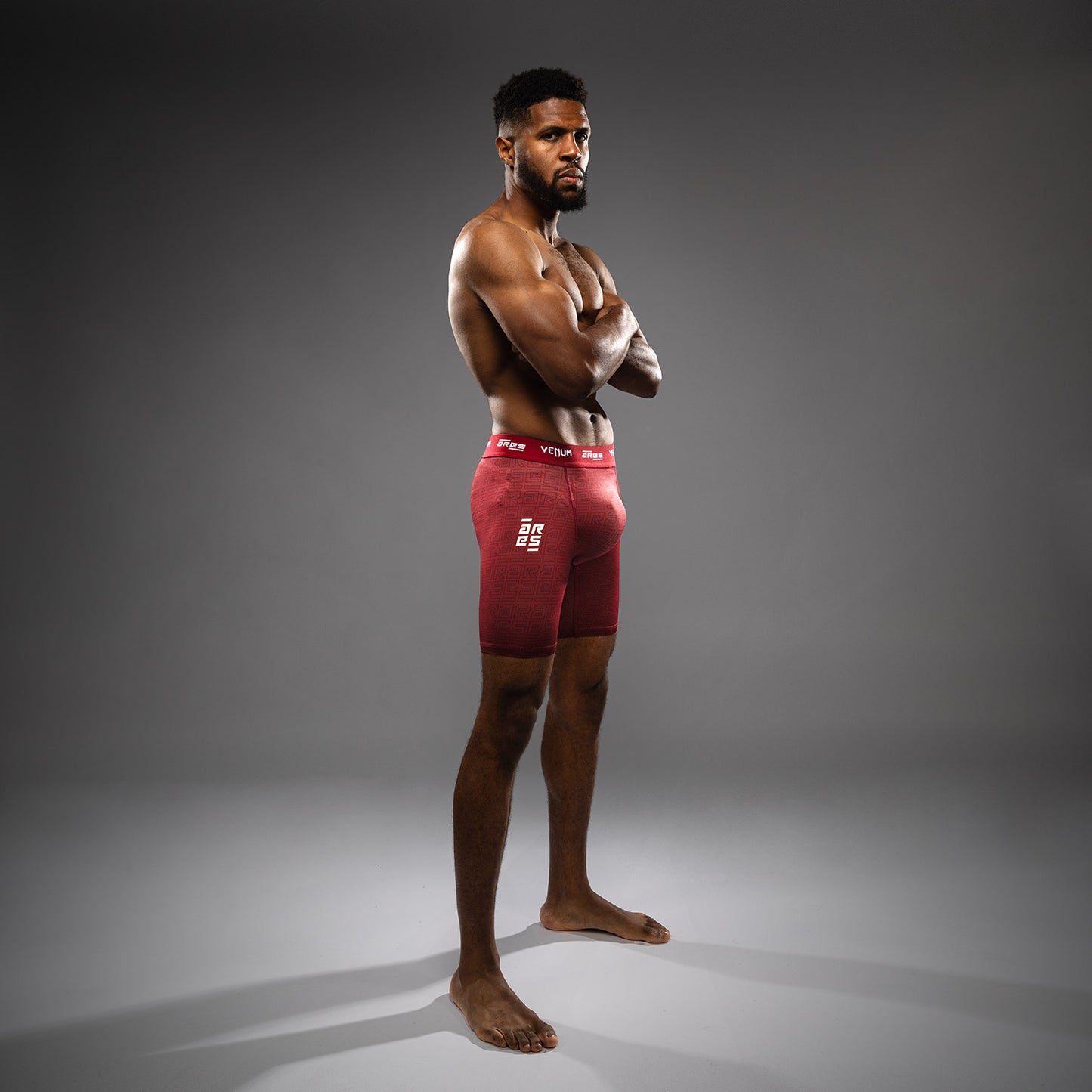 Venum x Ares Pantalones Vale Tudo para Hombre - Burdeos