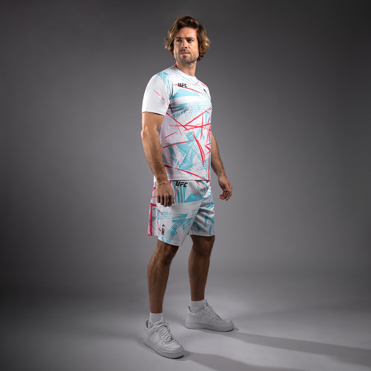 UFC Fusion By Venum Miami Edition Fight Week Camiseta Dry-Tech para hombre - Blanca