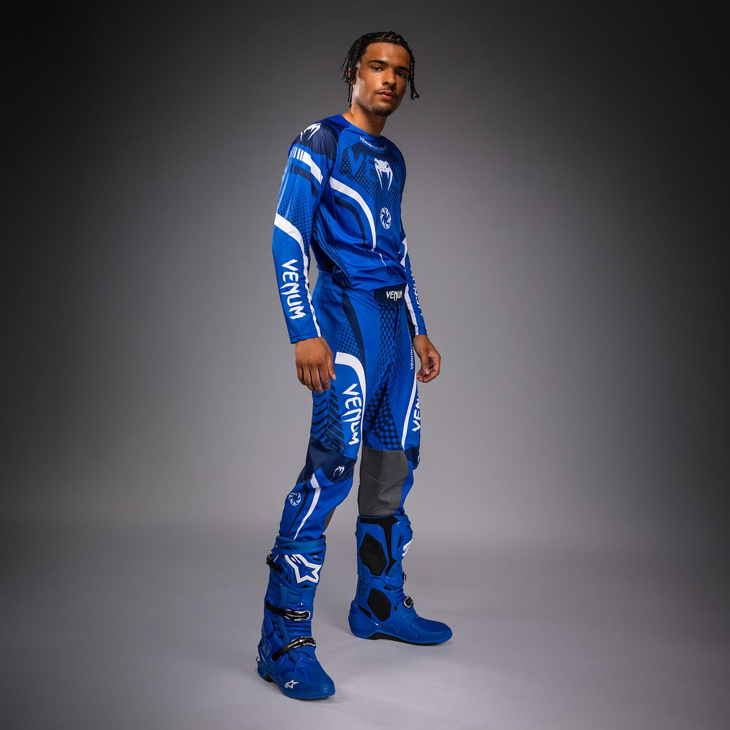 Venum MX Challenger Pantalón de Motorsports - Azul