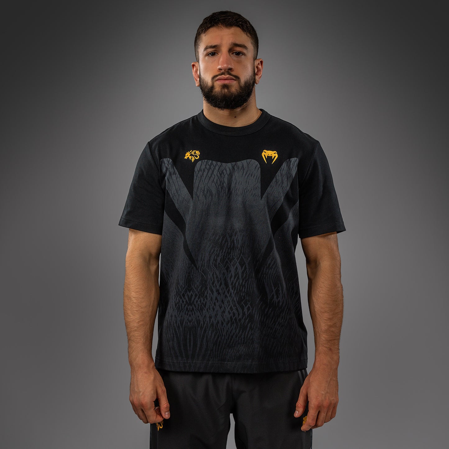 Venum x Chimaev Camiseta  - Negro/Gris
