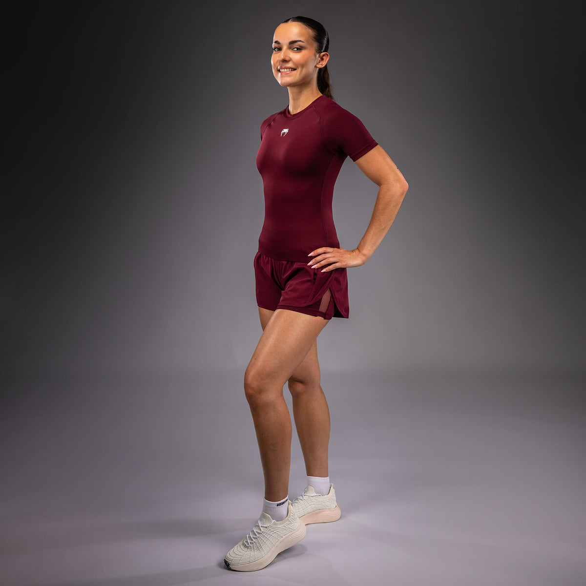 Venum Aero XT Rashguard de Manga Corta - Ciruela