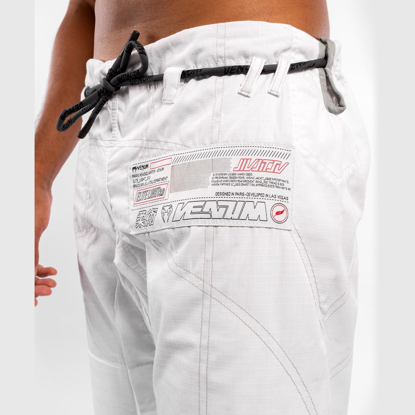 Kimono Venum Elite 3.0 Light BJJ - Blanco