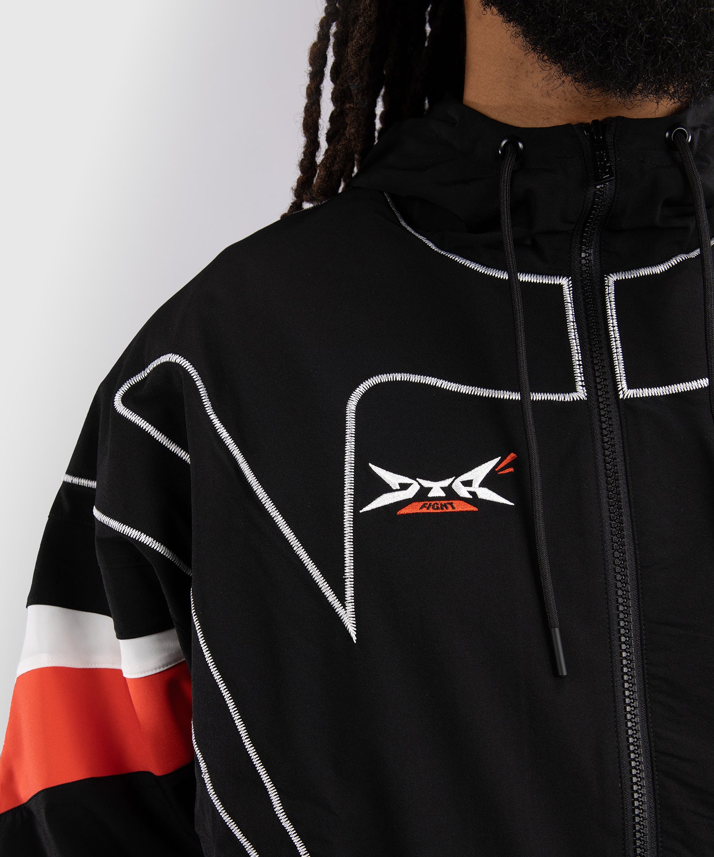 Venum x DTR Fight Attack 90 Chaqueta de Chándal - Negro/Naranja