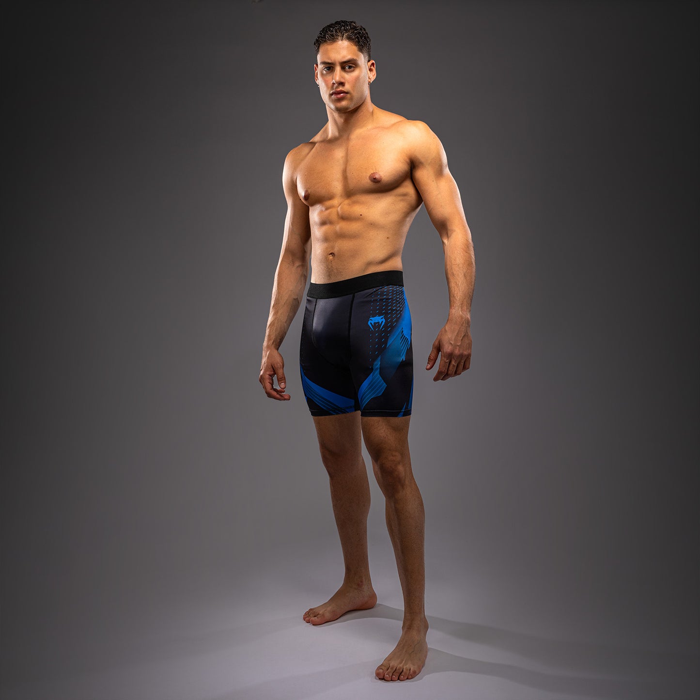 Venum No-Gi 6.0 Pantalón Corto de Compresión - Negro/Azul