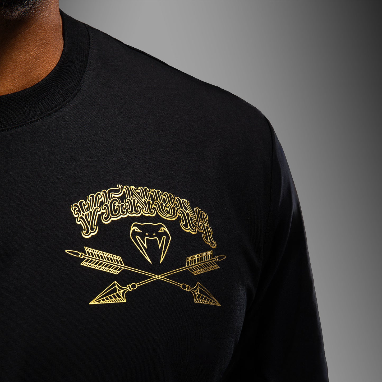 Venum Wolf Atak Camiseta – Negro/Gris