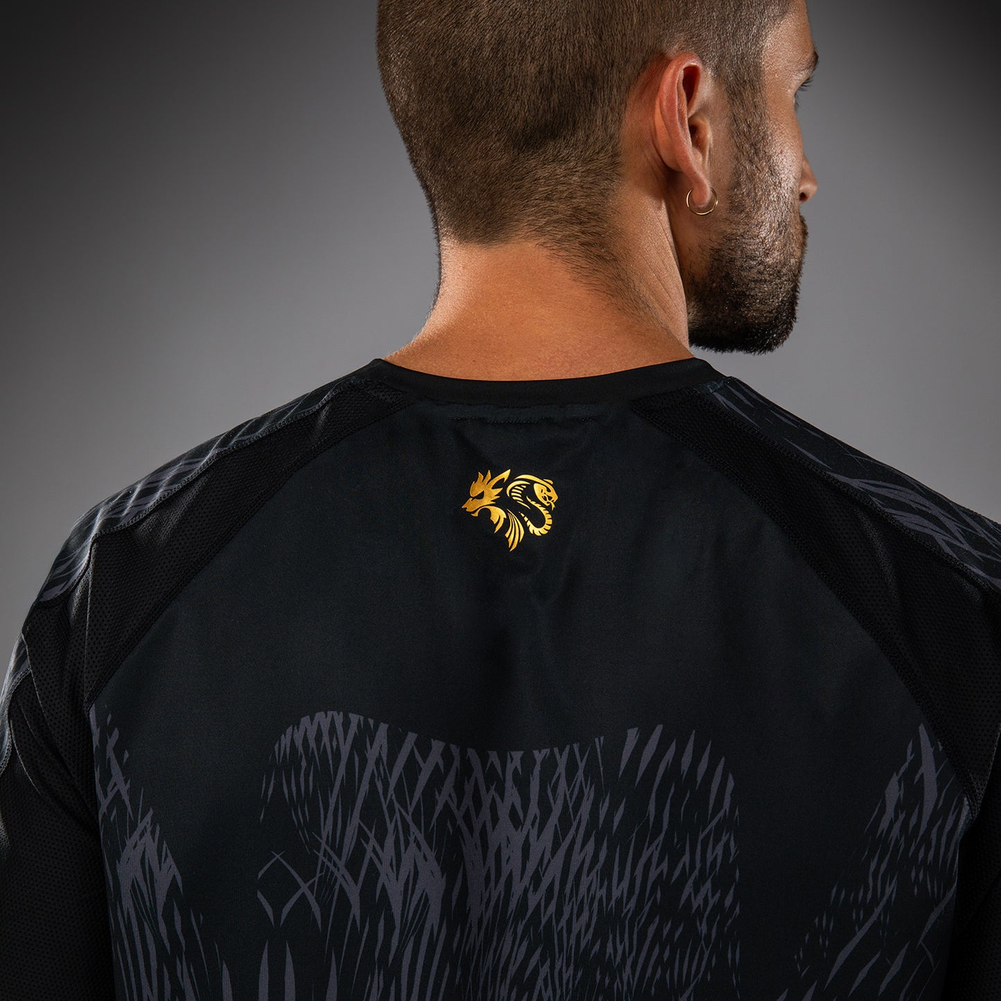 Venum x Chimaev Camiseta Dry-Tech  - Negro/Gris