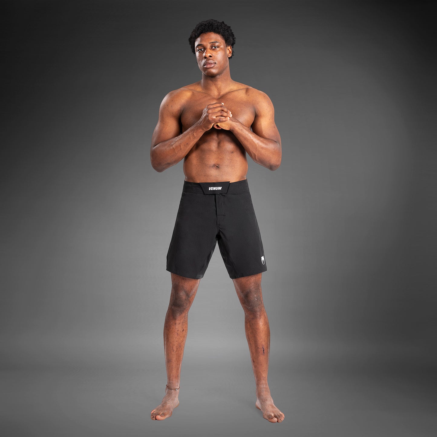 Venum Tempest Pantalones Cortos De Combate para Hombre - Negro/Gris