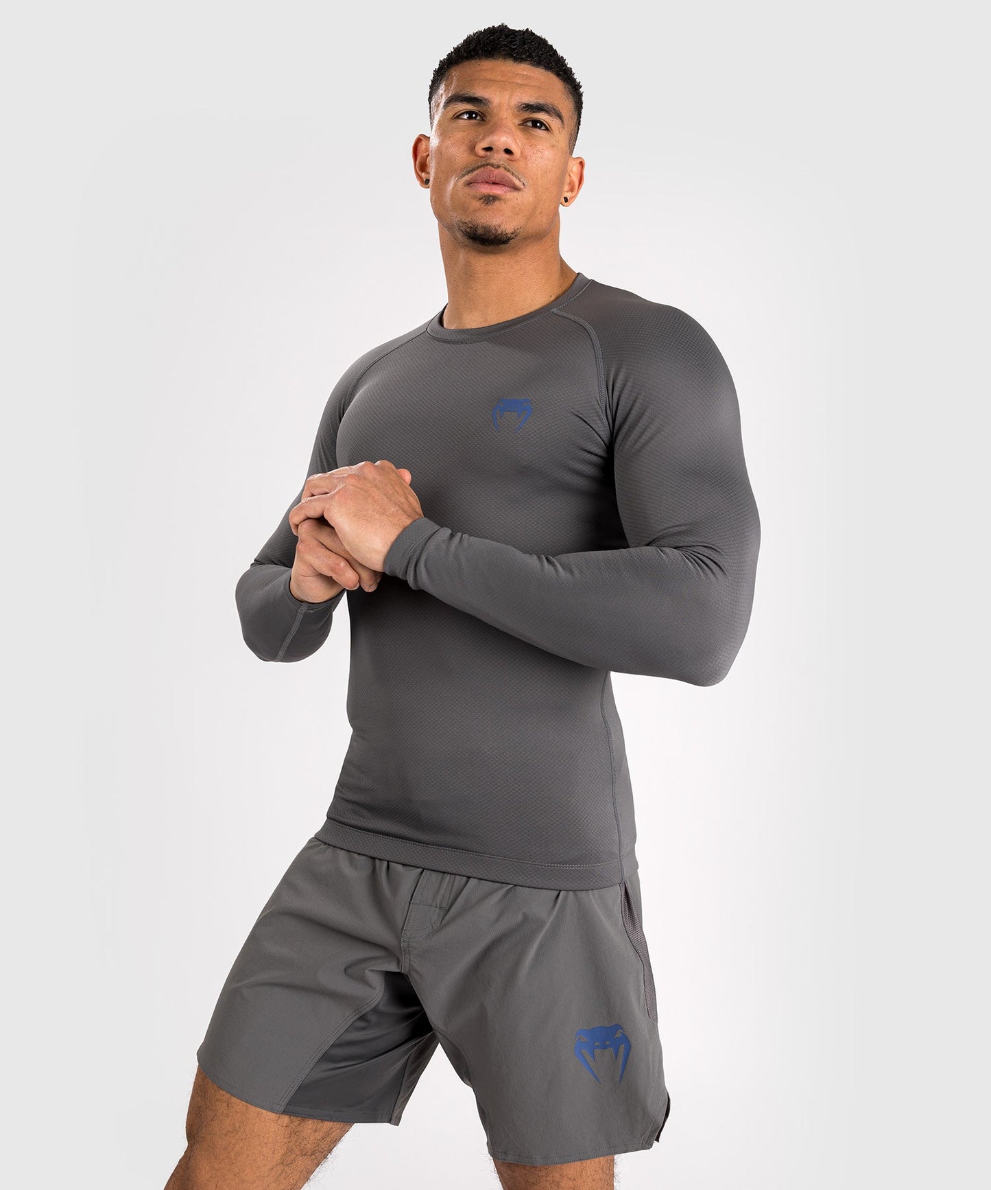 Venum Contender Lycra de manga larga para hombre - Gris