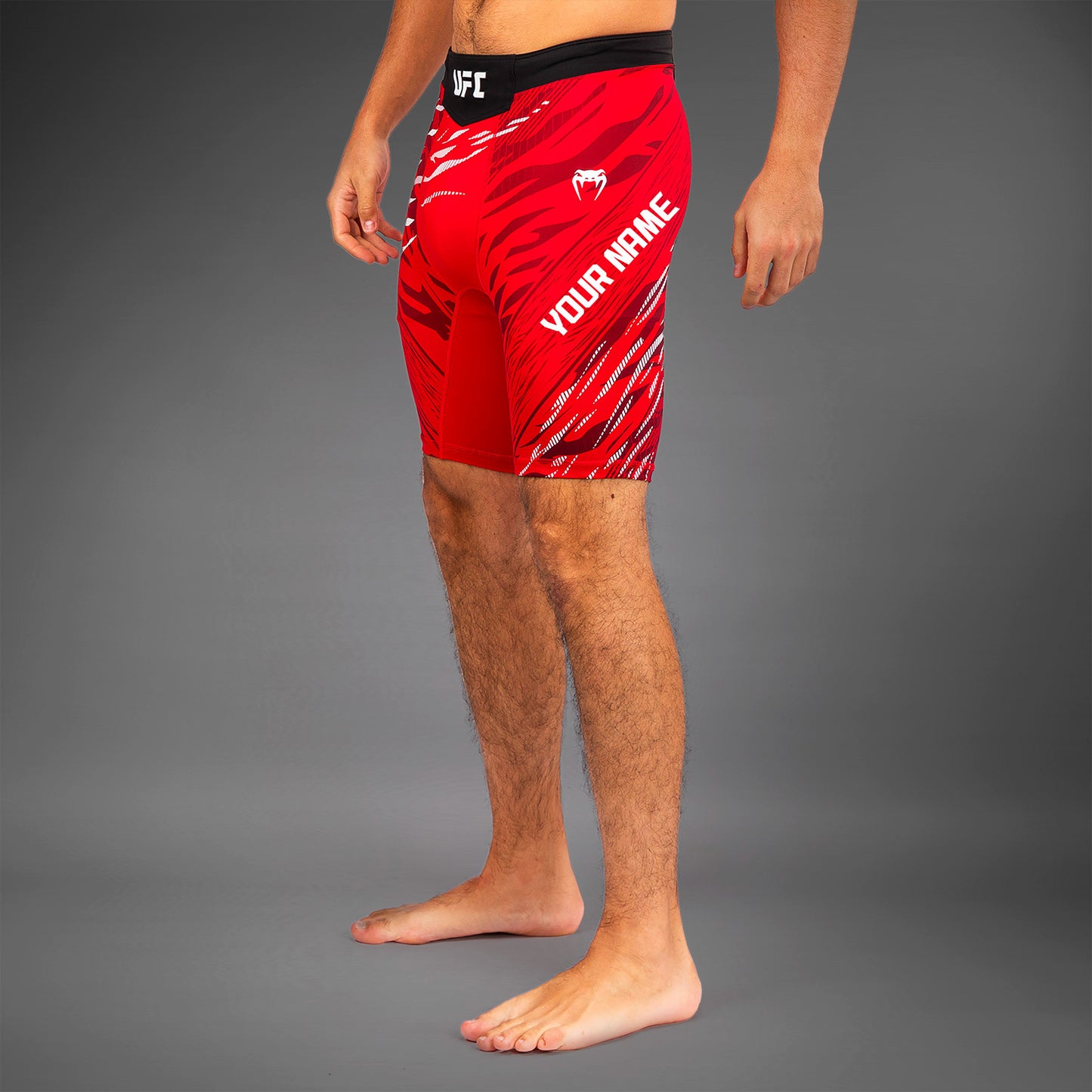UFC Fusion by Venum Personalizados Authentic Fight Night Vale Tudo Shorts para Hombre - Rojo