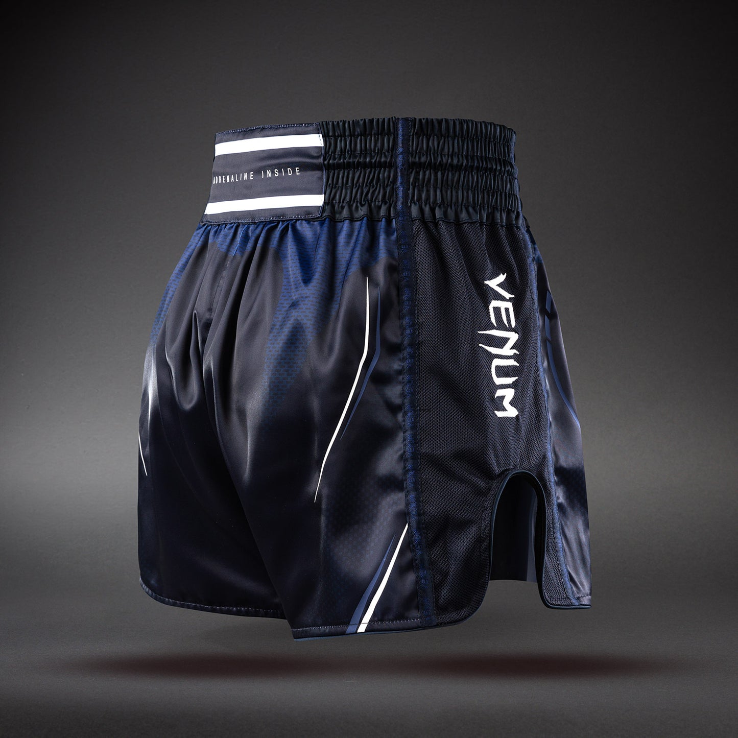Venum G-Core Pantalón Corto de Muay Thai - Azul Marino/Blanco