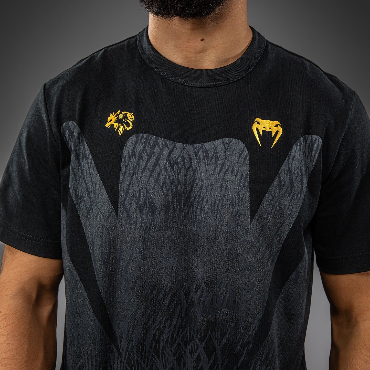 Venum x Chimaev Camiseta  - Negro/Gris