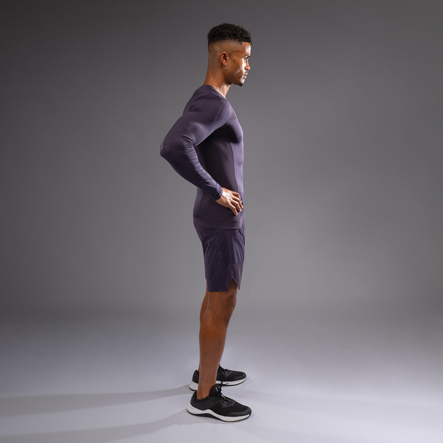 Venum G-Fit Air Rashguard de Manga Larga para Hombre - Púrpura Profundo
