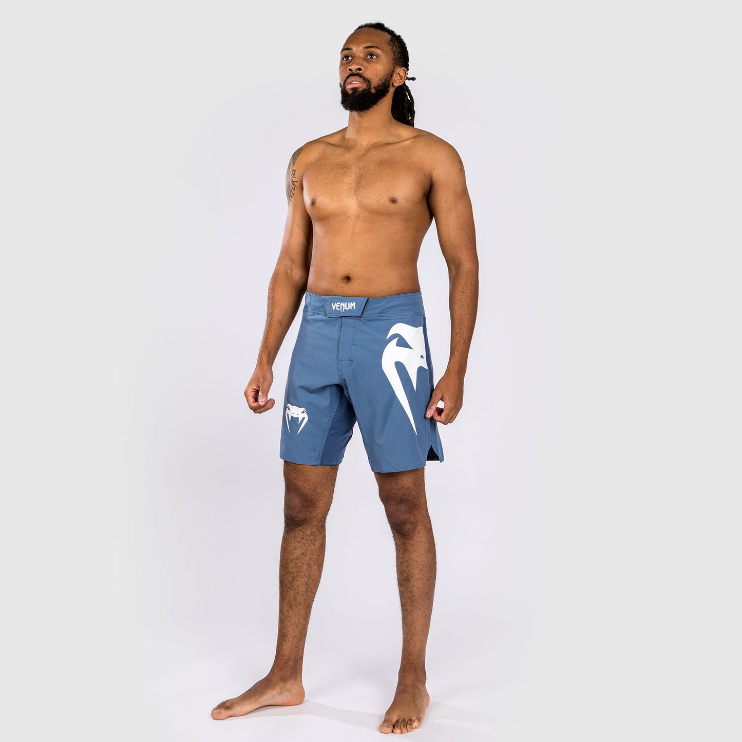 Venum Light 5.0 Pantalones cortos de lucha - Azul/Blanco