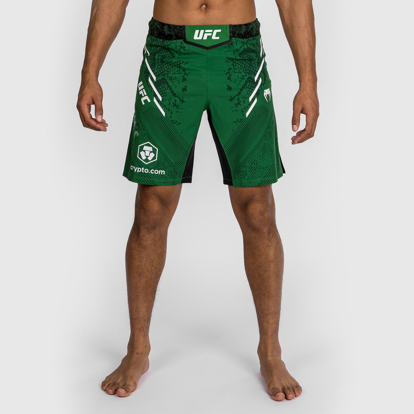 UFC Adrenaline by Venum Personalized Authentic Fight Night Pantalón Corto de Lucha para Hombre - Corte Largo - Amarillo
