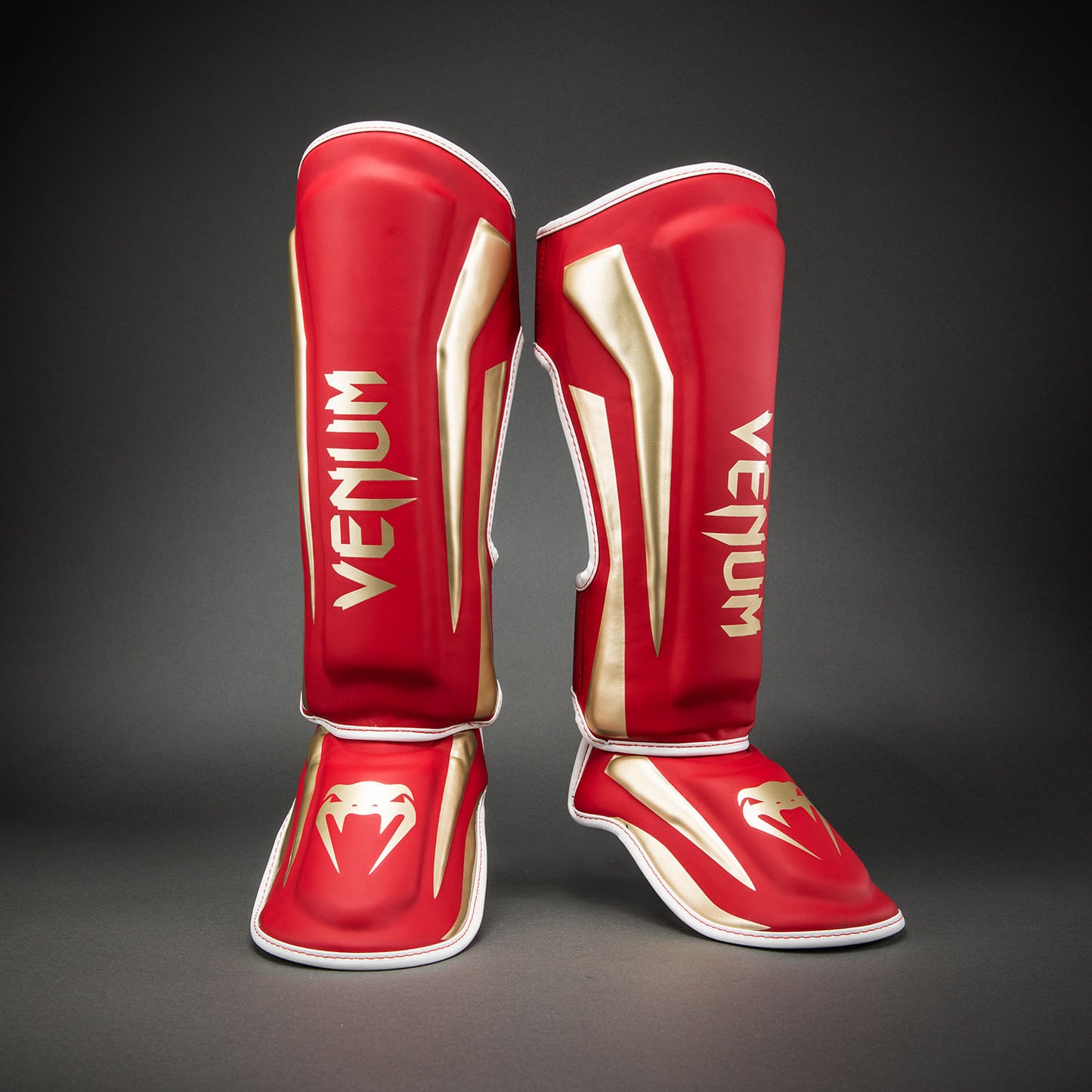 Venum Elite Protectores de Espinillas - Rojo
