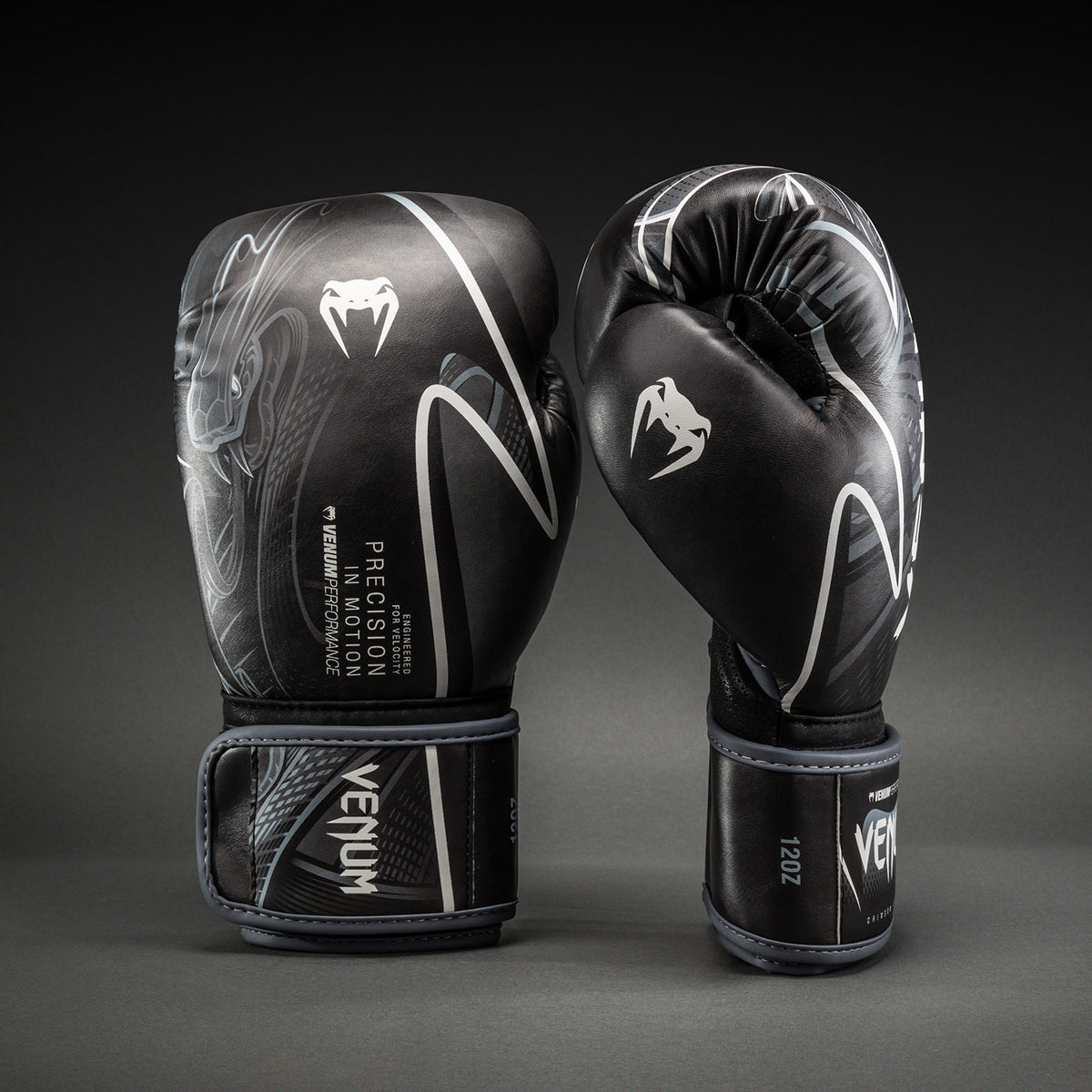 Venum Crimson Viper 2.0 Impact Guantes de boxeo - Negro/Gris