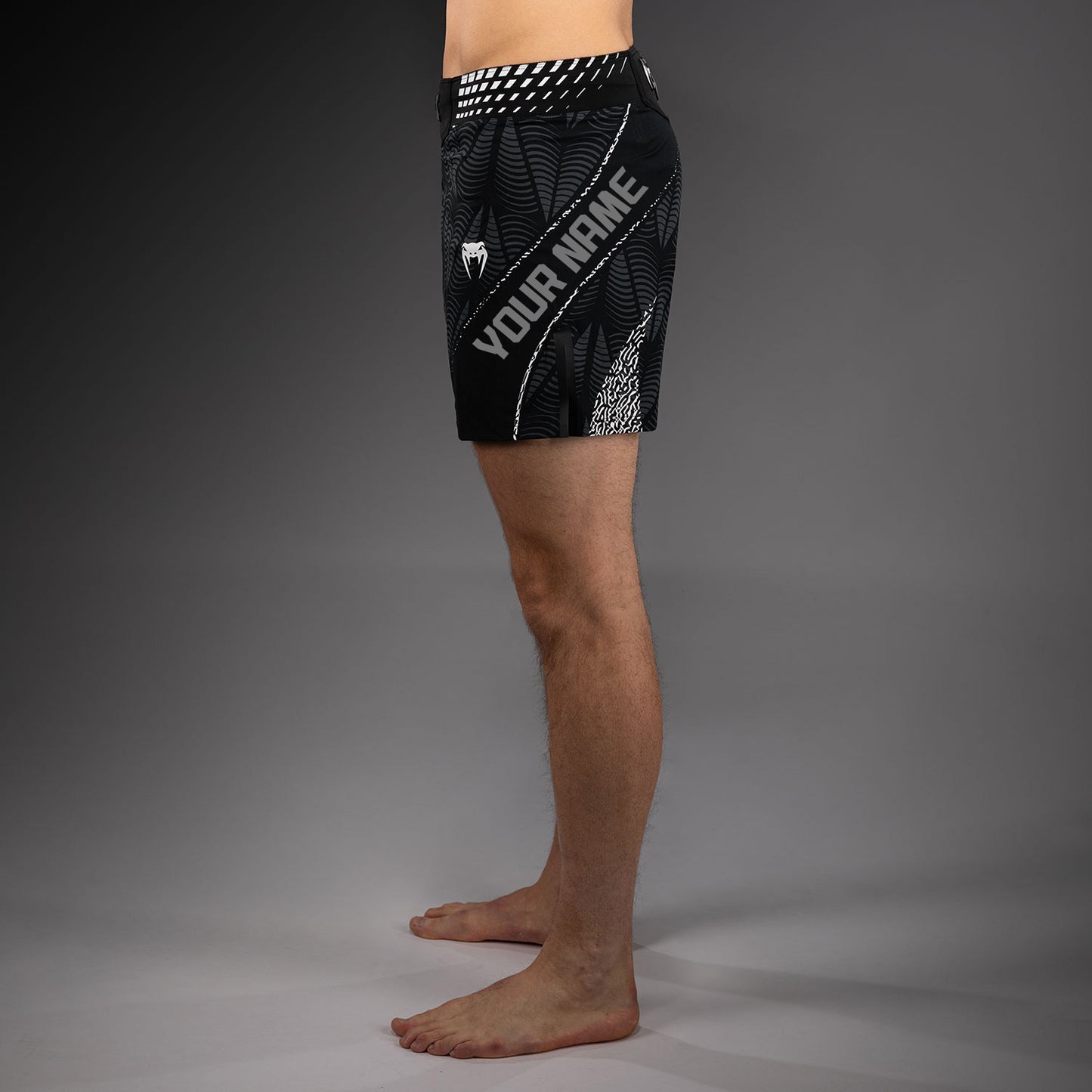 UFC Zenith by Venum Authentic Fight Night Short de pelea ajuste corto Hombre Personalizado - Negro