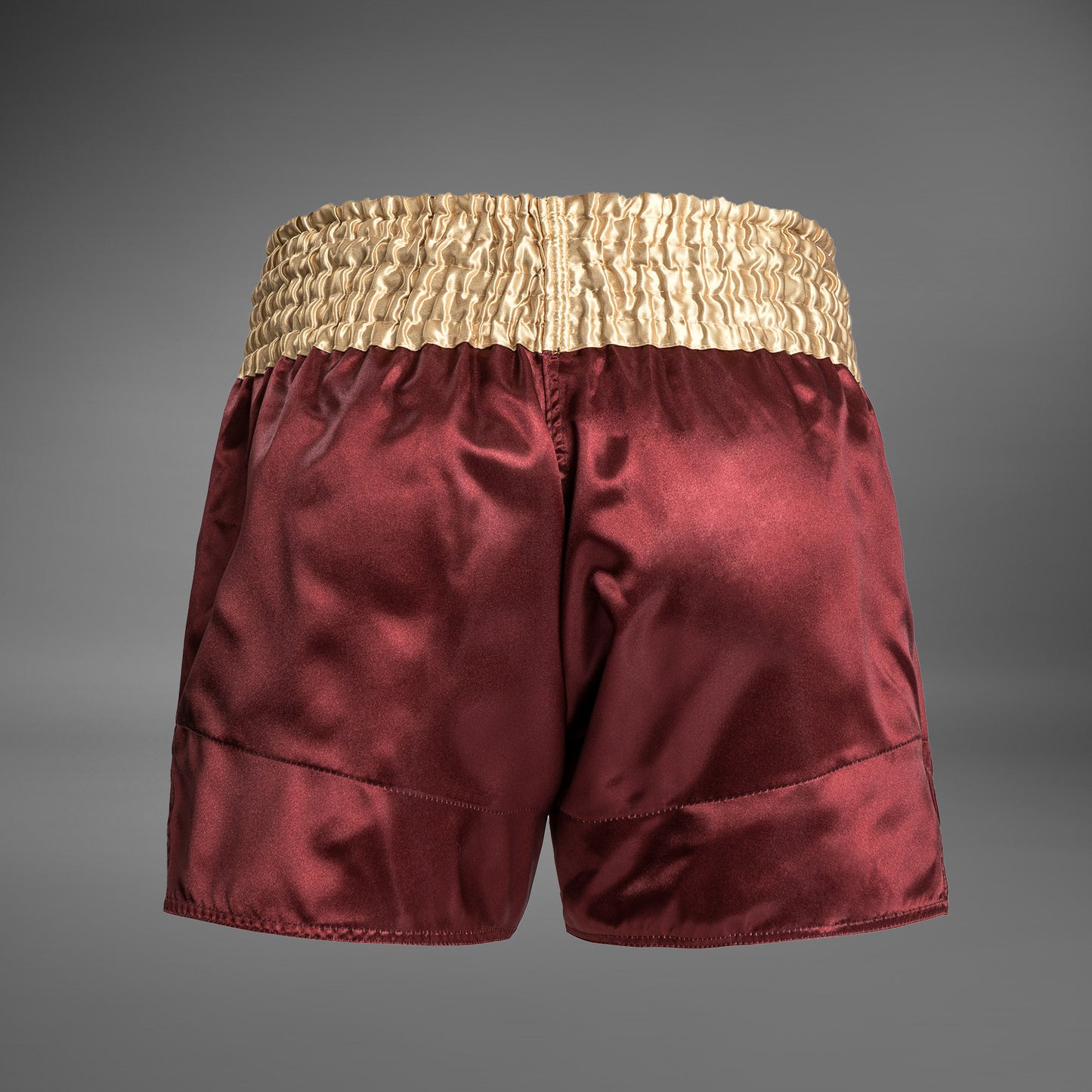 Venum Classic Pantalón corto de muay thai - Borgoña/Dorado/Blanco
