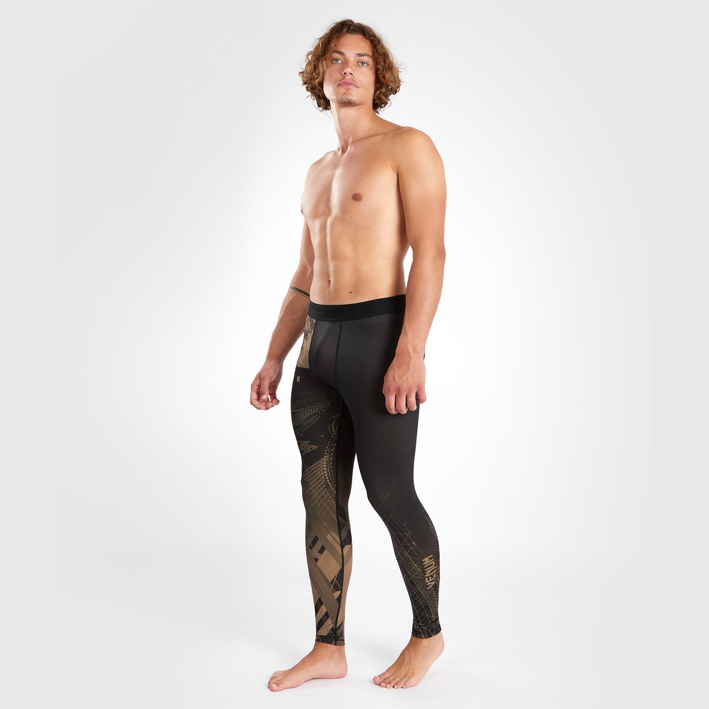 Venum Gorilla Jungle Pantalones de compresión - Negro/Arena