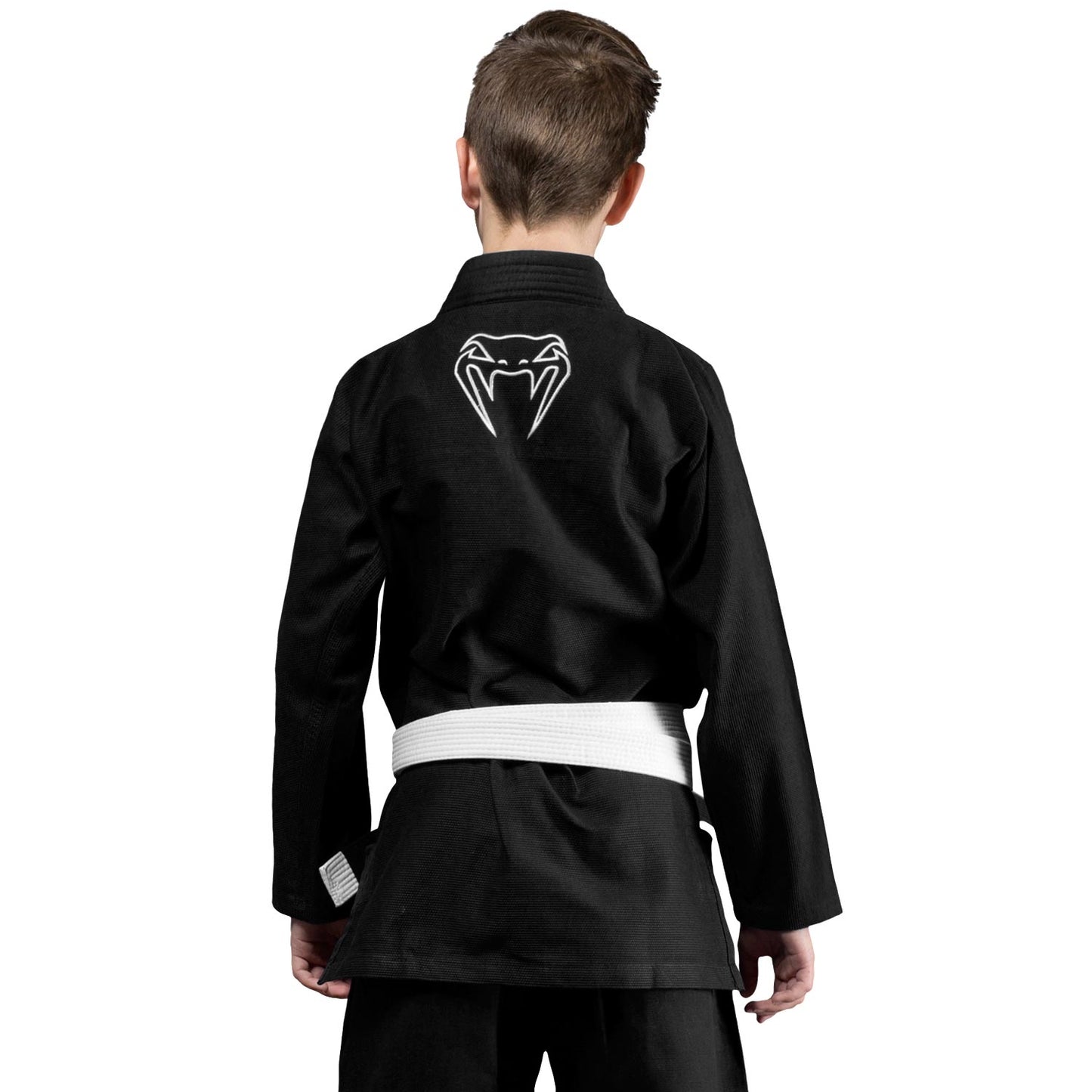 Venum Contender Kids Kimono BJJ (Cinturón blanco incluido)  - Negro