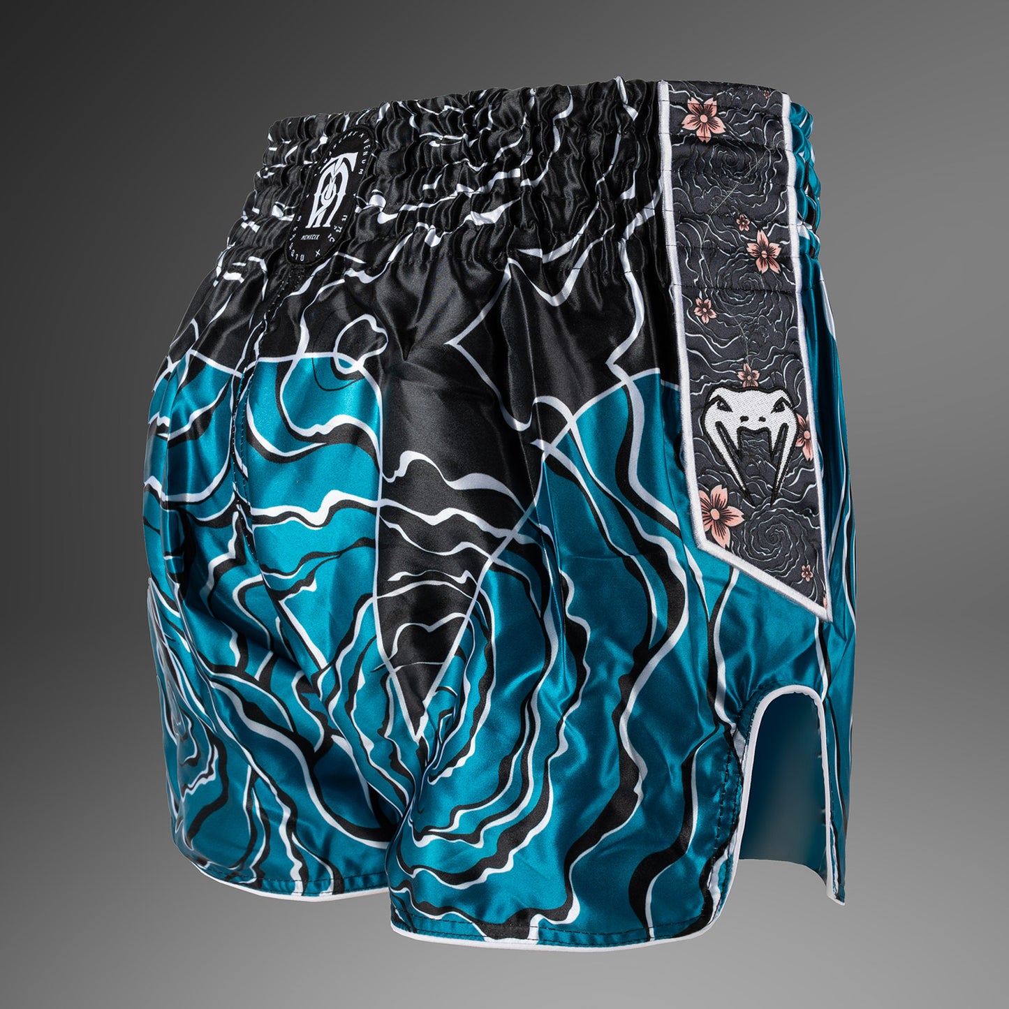 Venum x Tawanchay Pantalones Cortos de Muay Thai – Azul/Blanco