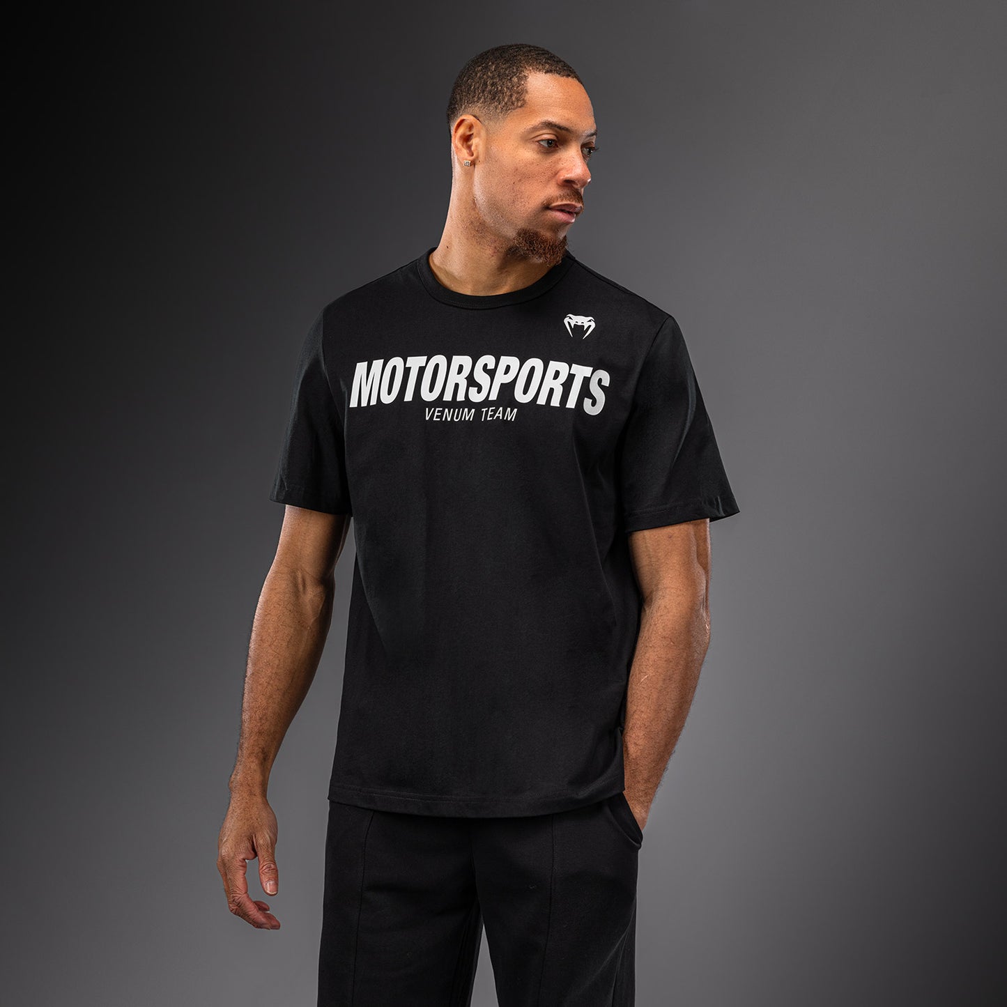 Venum Motorsports VT Camiseta - Negro/Blanco