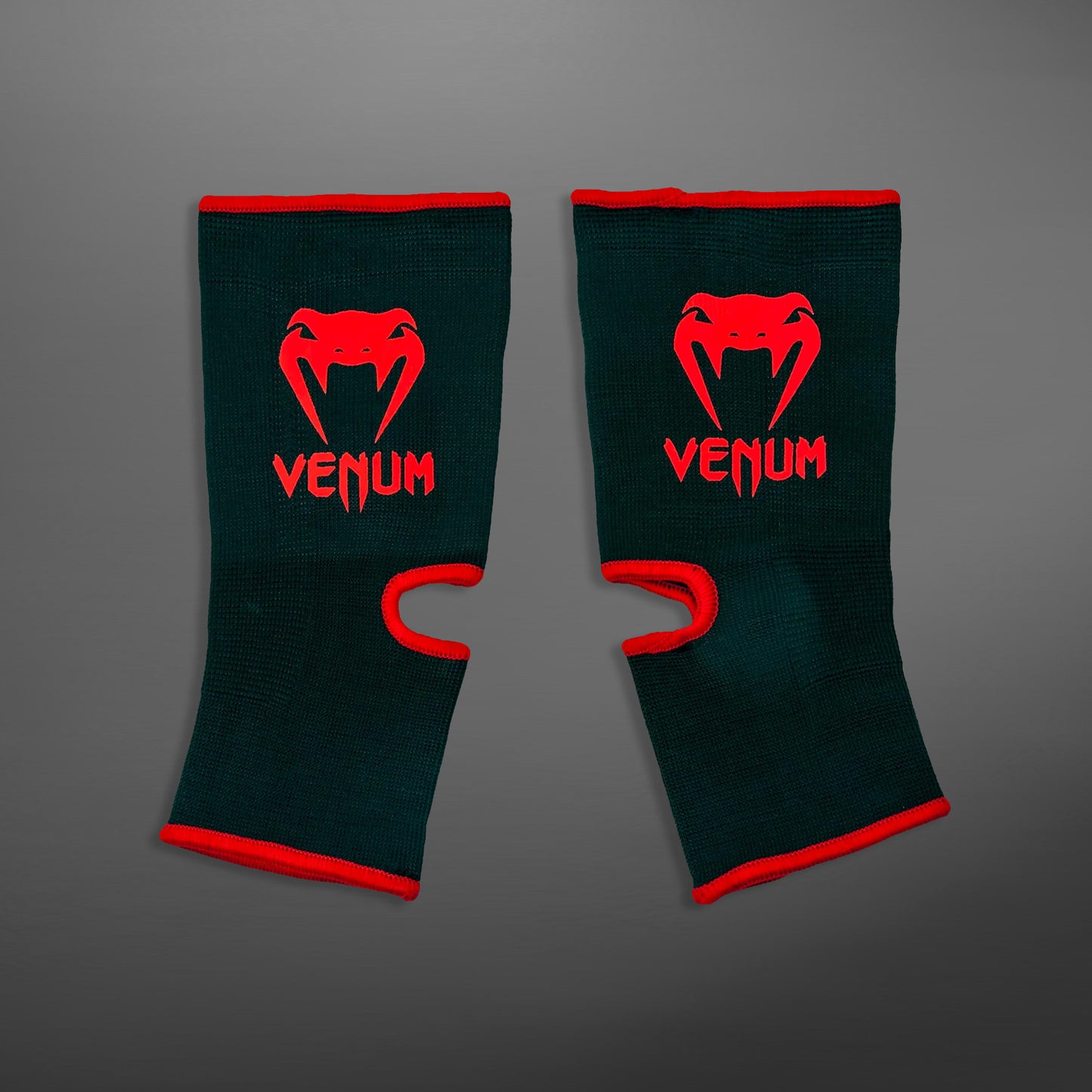 Venum Kontact Protectores de Tobillo - Negro/Rojo