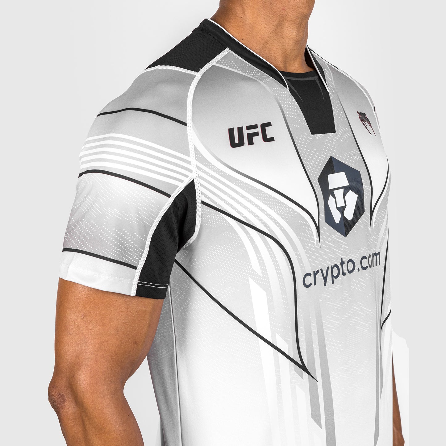 Camiseta personalizada UFC Venum Authentic Fight Night 2.0 para hombre - Blanco