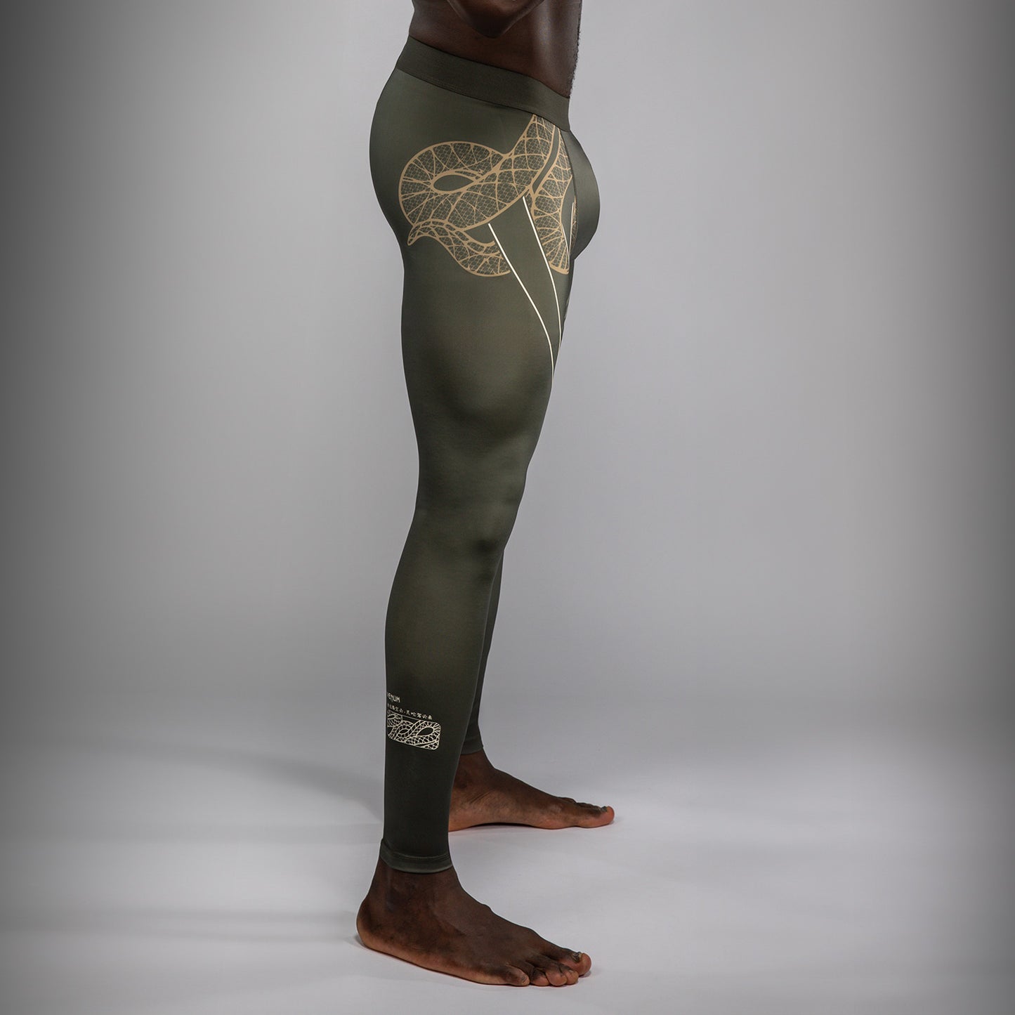 Venum Serpenti Pantalones Ajustados – Caqui/Bronce/Marfil