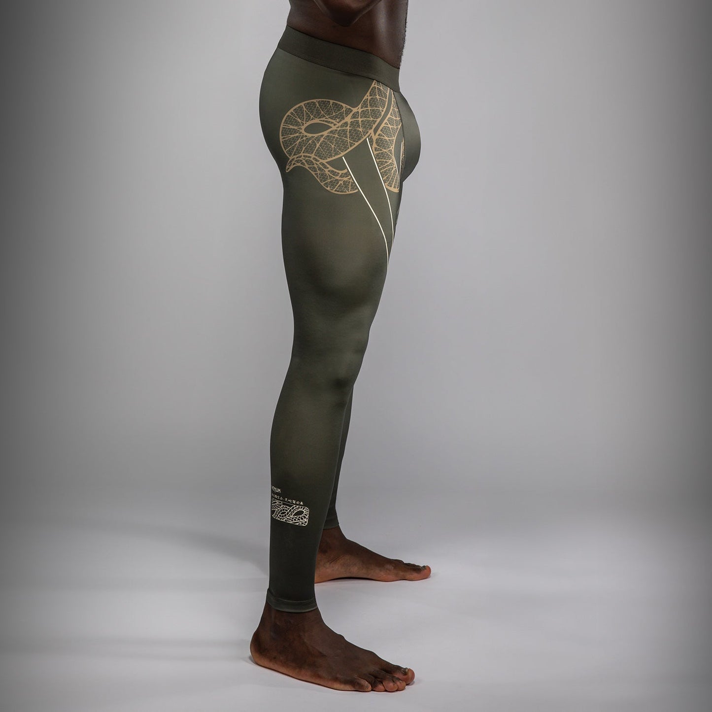 Venum Serpenti Pantalones Ajustados – Caqui/Bronce/Marfil