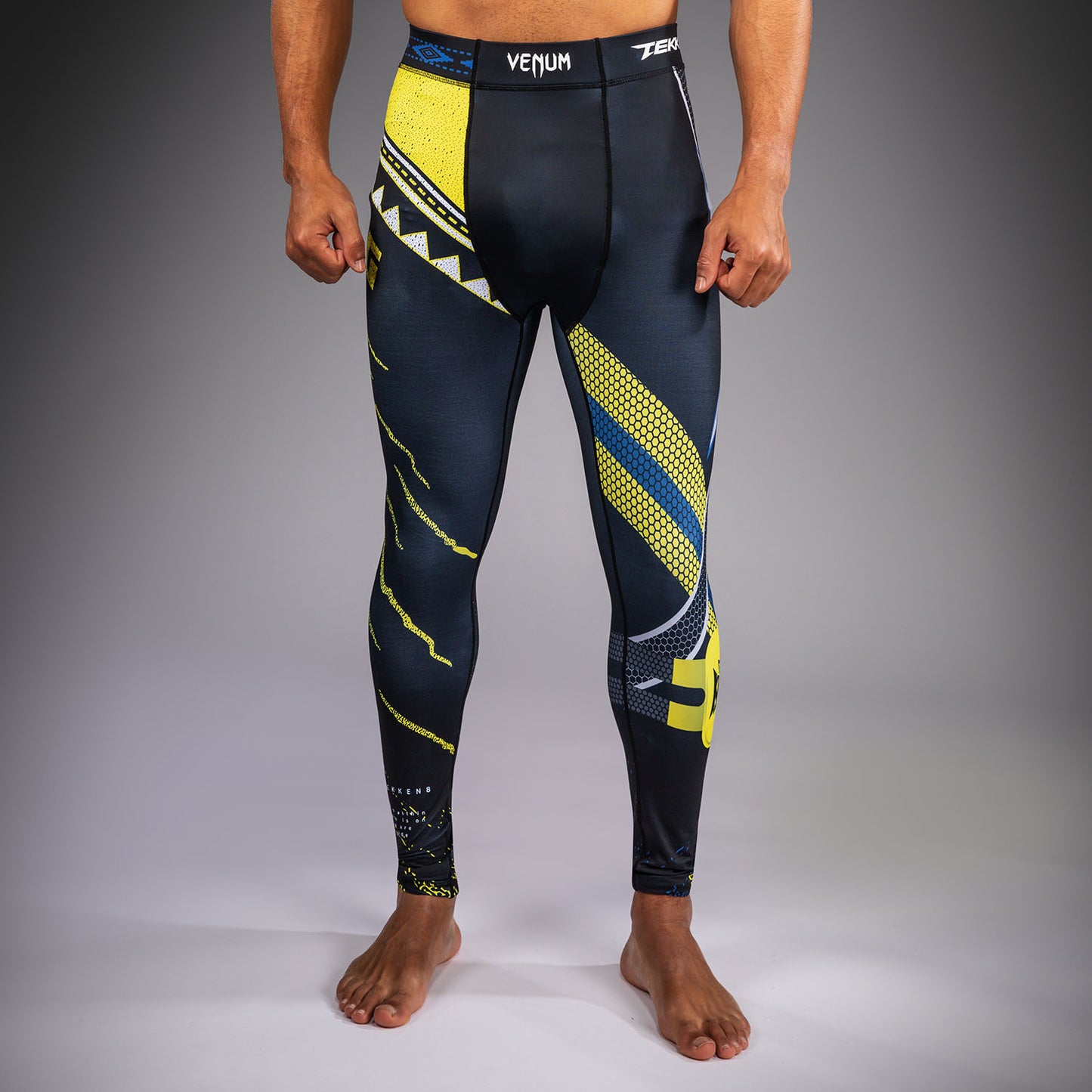 Venum x TEKKEN 8 Mallas King - Negro/Amarillo